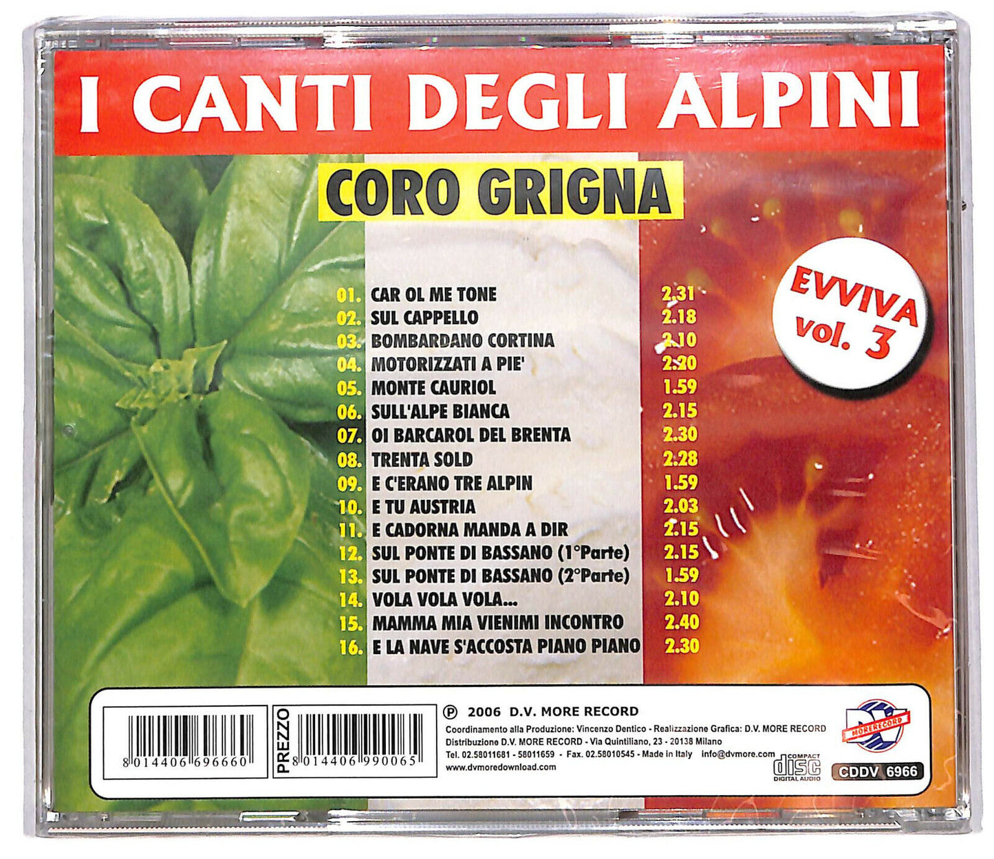 EBOND I Canti Degli Alpini Vol.3 CD CD034230