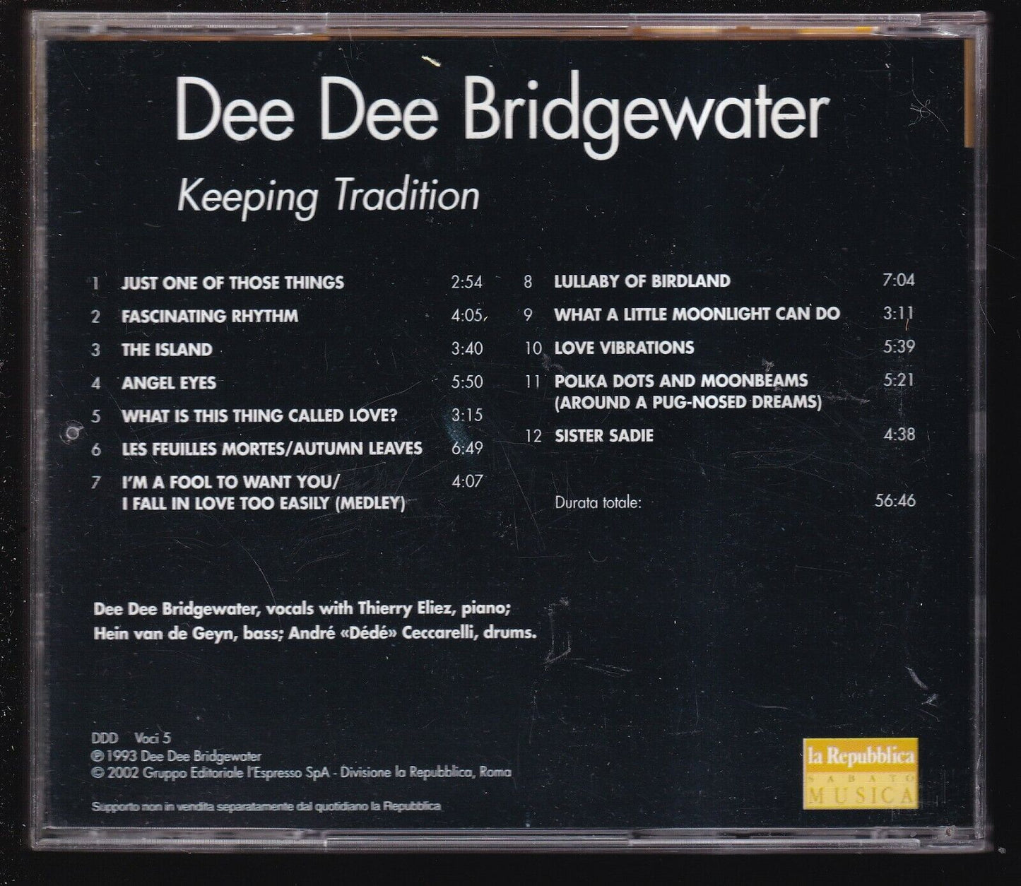 EBOND Dee Dee Bridgewater - Keeping TraditionEditoriale CD CD030758