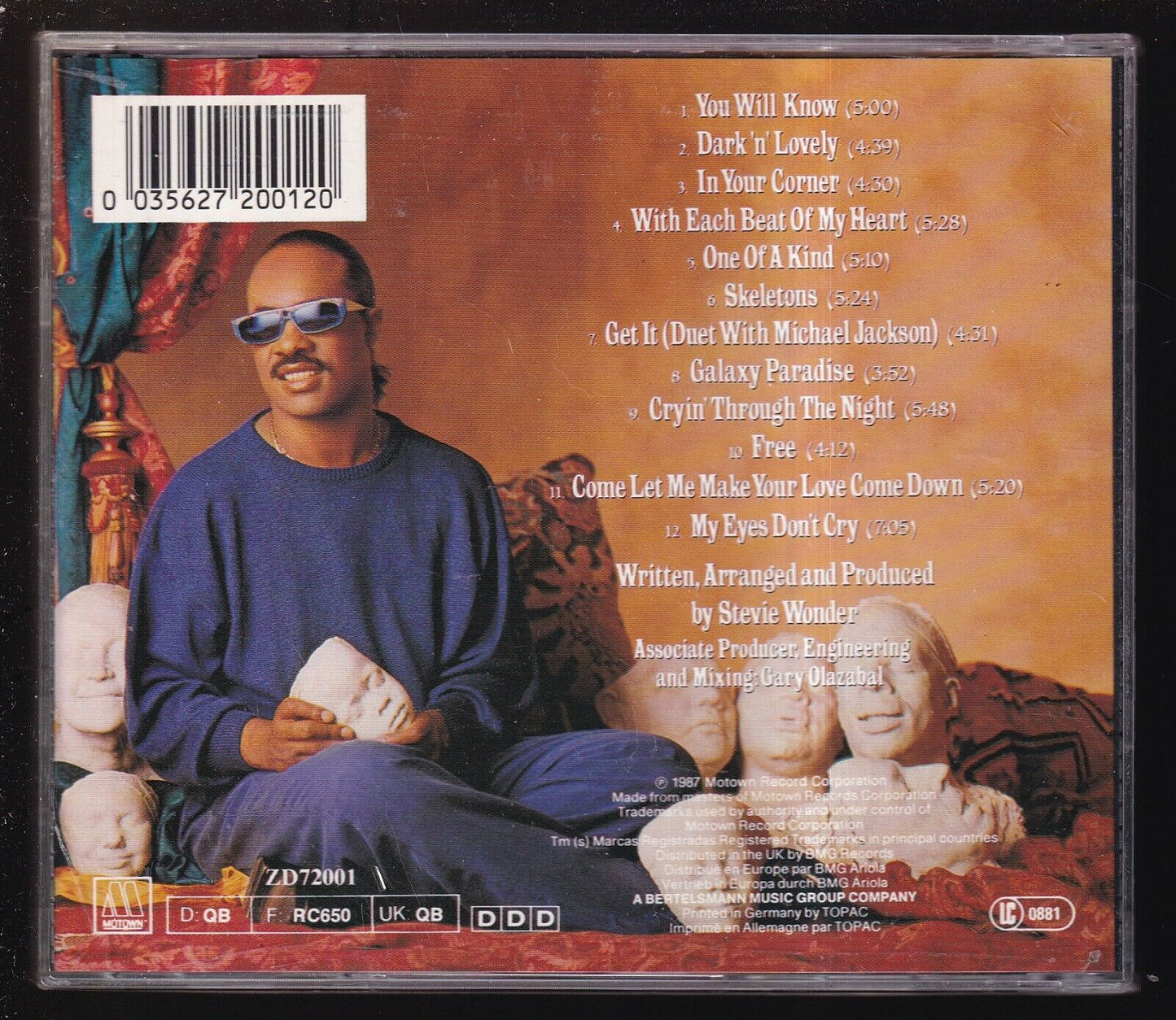 EBOND Stevie Wonder - Characters CD CD030520