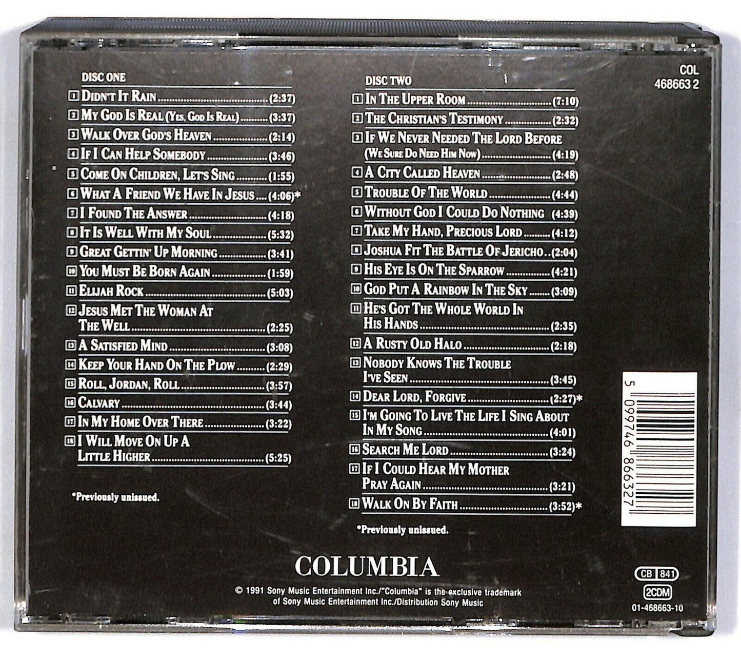 EBOND Mahalia Jackson - Gospels, Spirituals & Hymns (2) CD CD033058