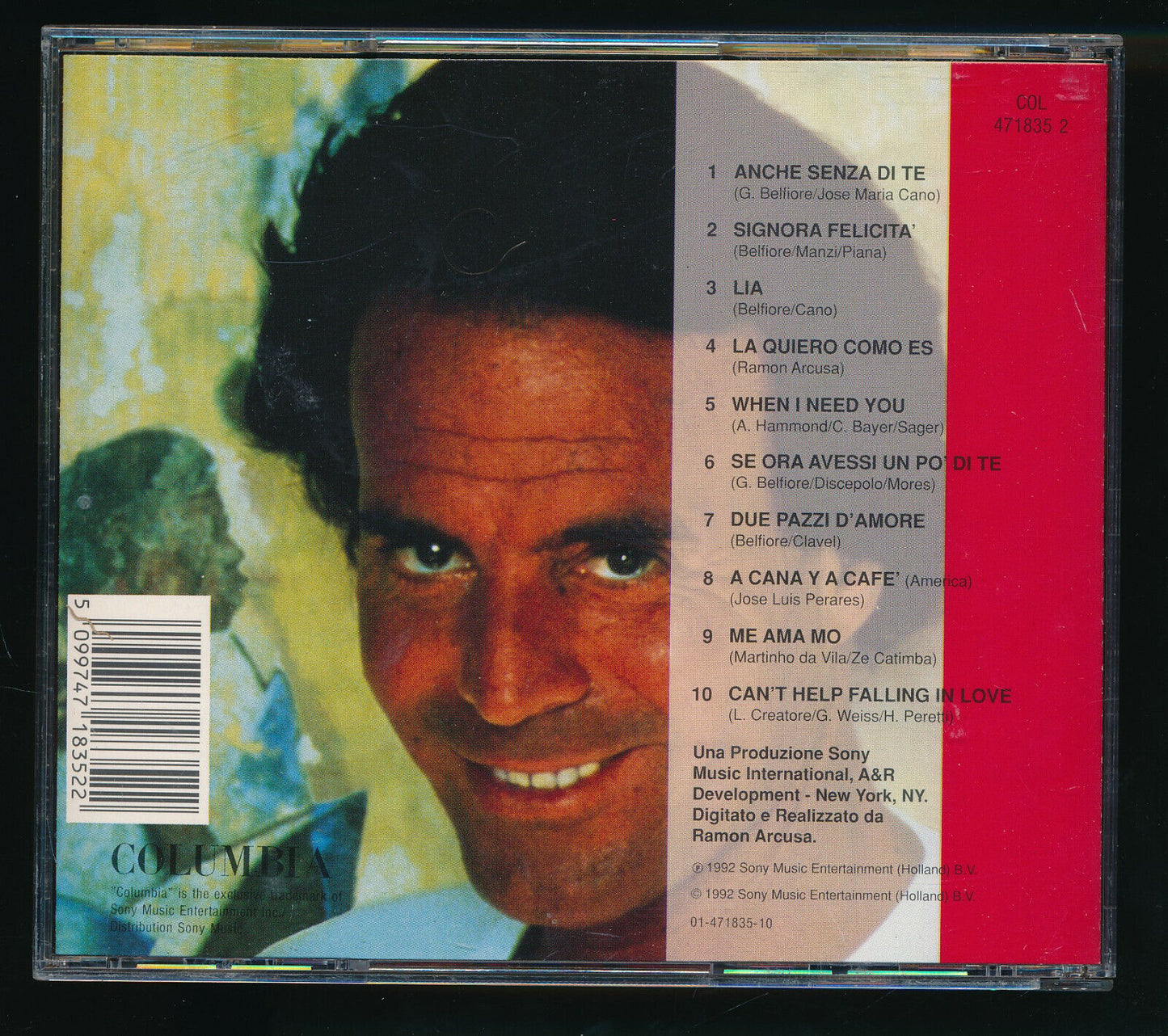 EBOND Julio Iglesias - Anche Senza Di Te CD CD031016