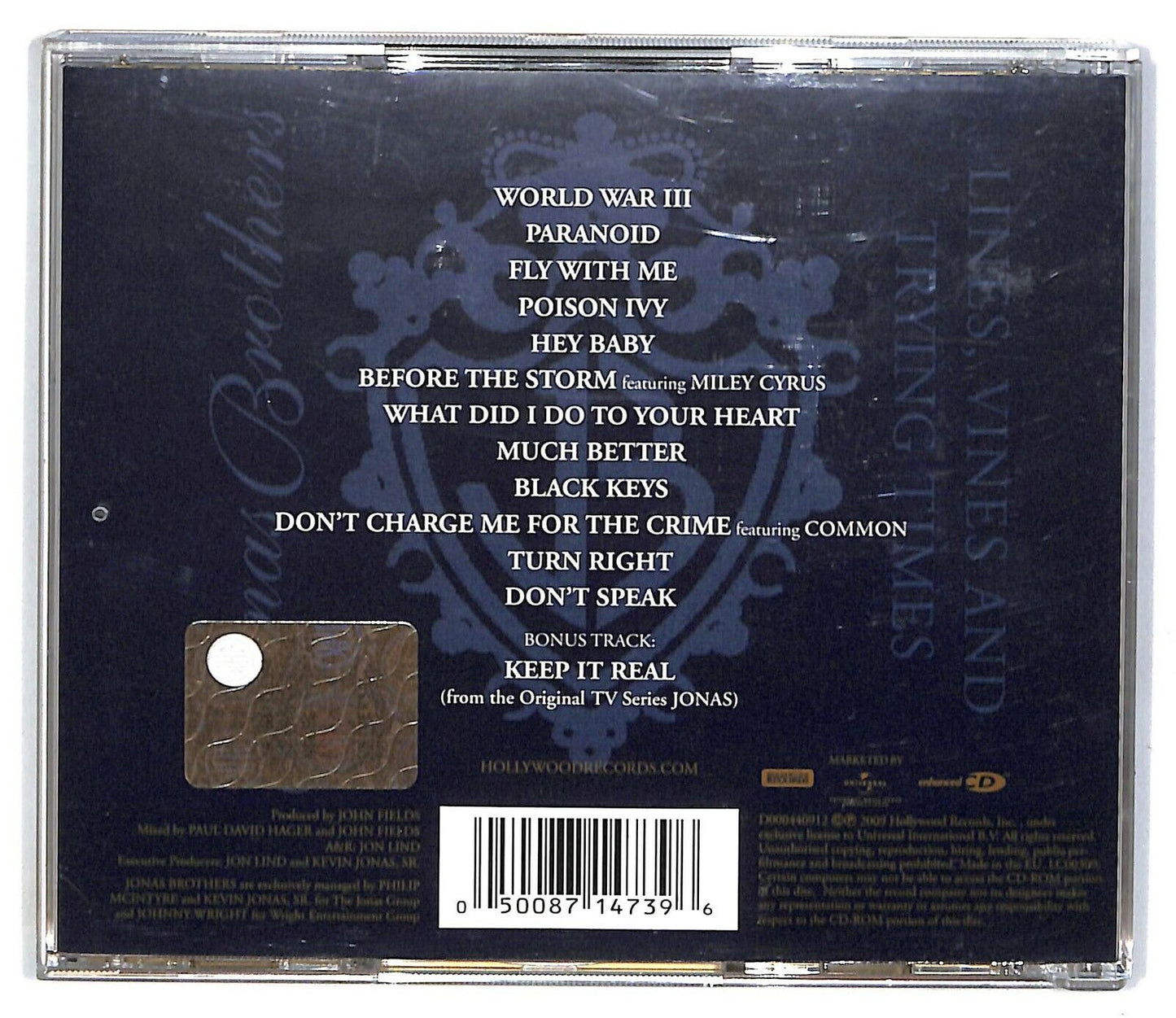 EBOND Jonas Brothers - Lines Vines & Trying Times CD CD031916