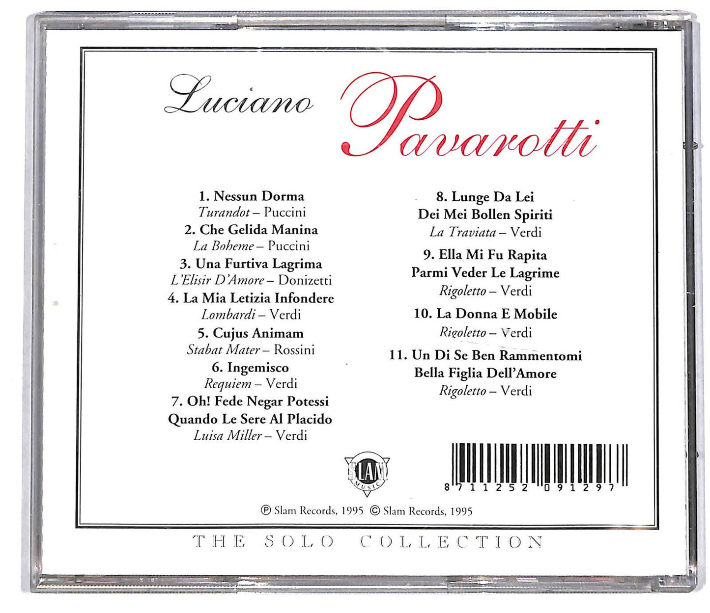 EBOND Luciano Pavarotti The Solo Collection CD CD034447
