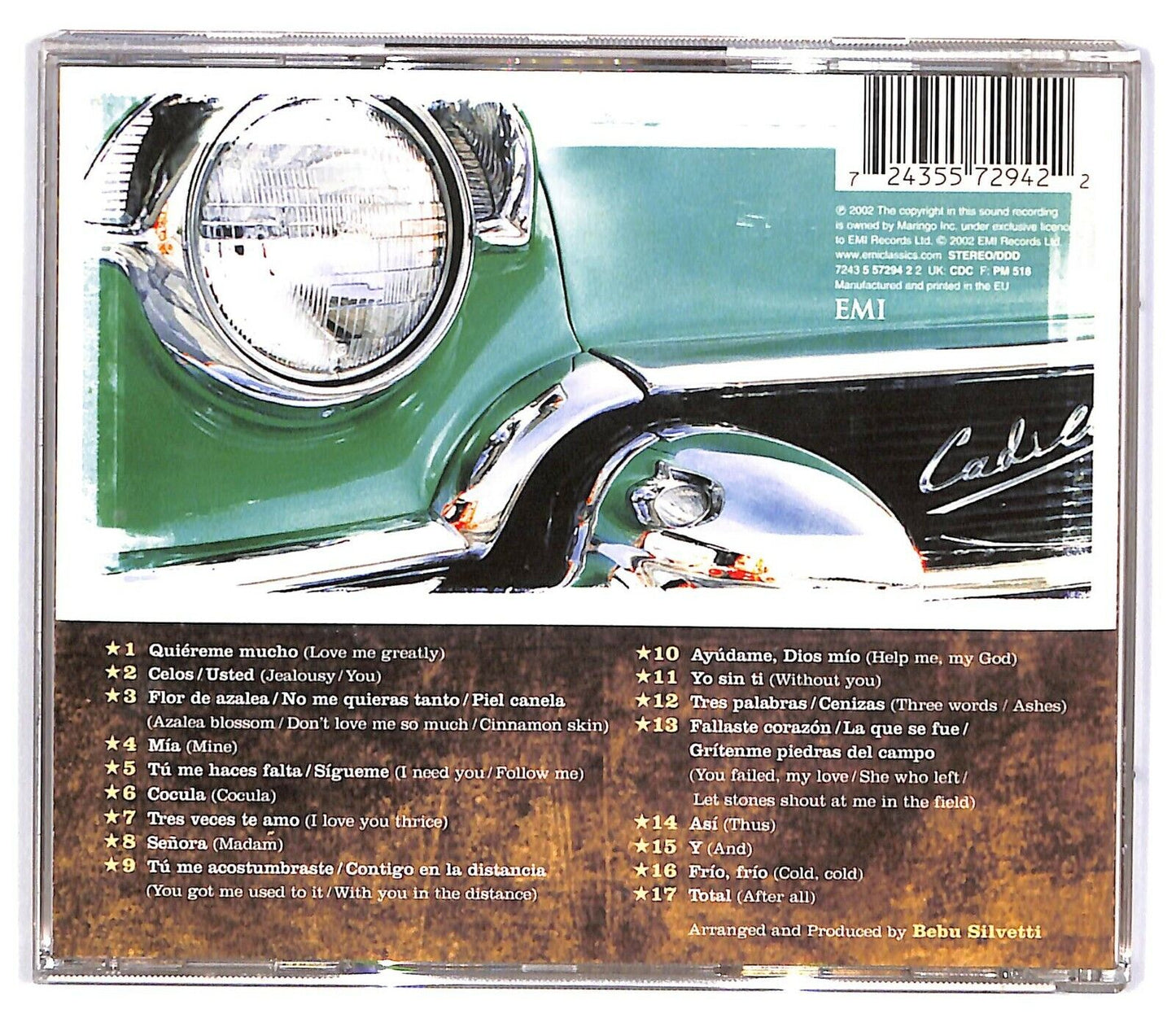 EBOND Placido Domingo - Quiereme Mucho CD CD032637