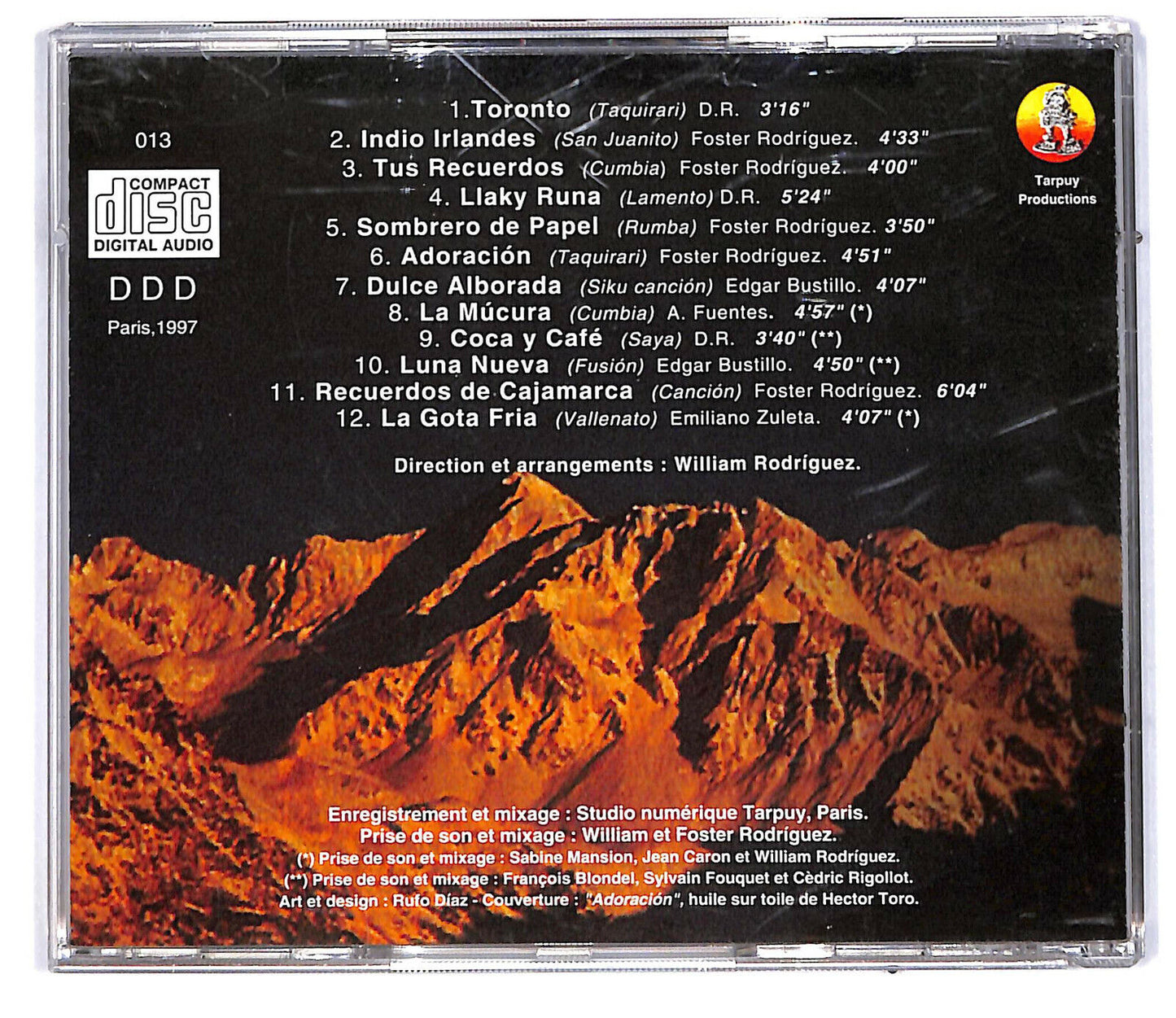 EBOND Tarpuy - Adoracion CD CD032249