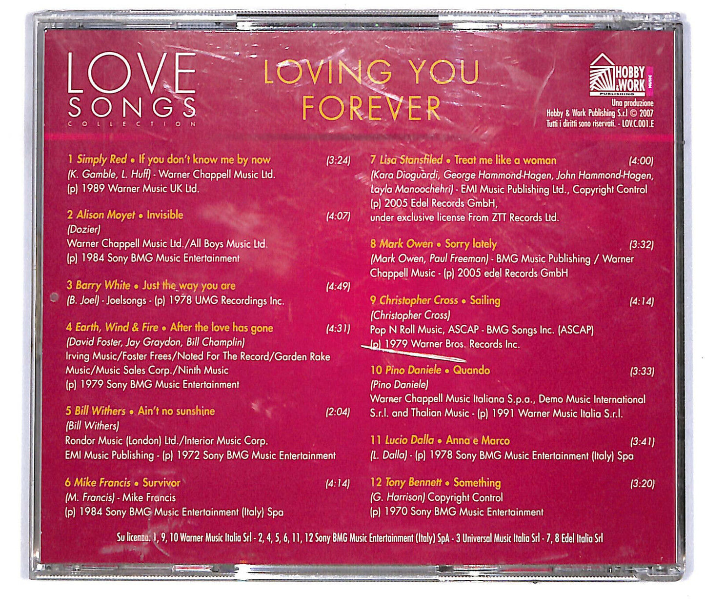 EBOND Love Songs Collection - Loving You ForeverEditoriale CD CD032208
