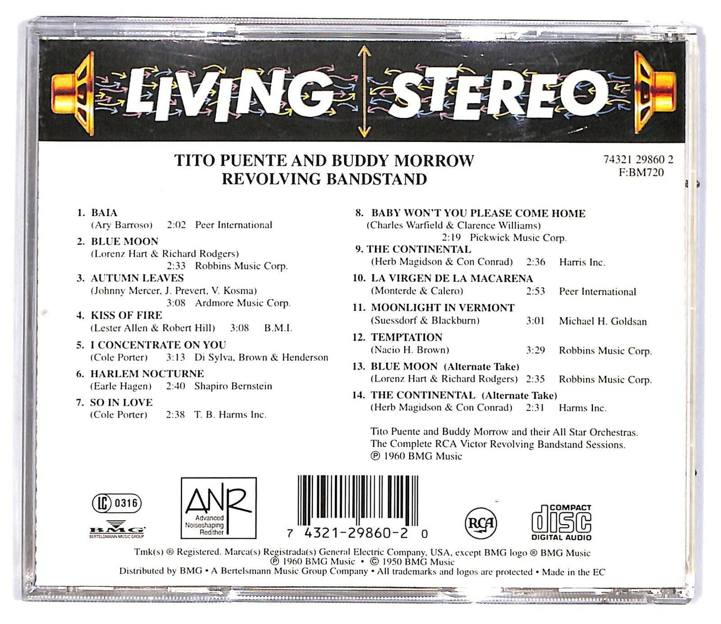 EBOND Tito Puente, Buddy Morrow Revolving Bandstand CD CD032862