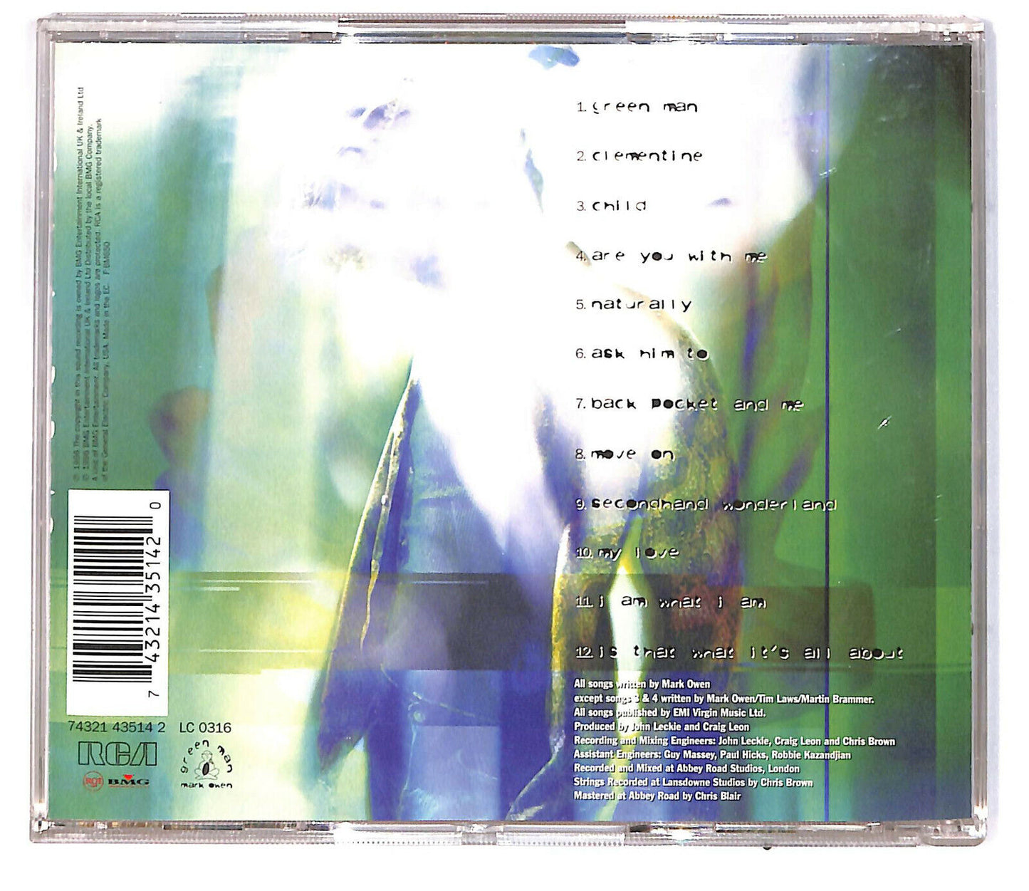 EBOND Mark Owen - Green Man CD CD031626