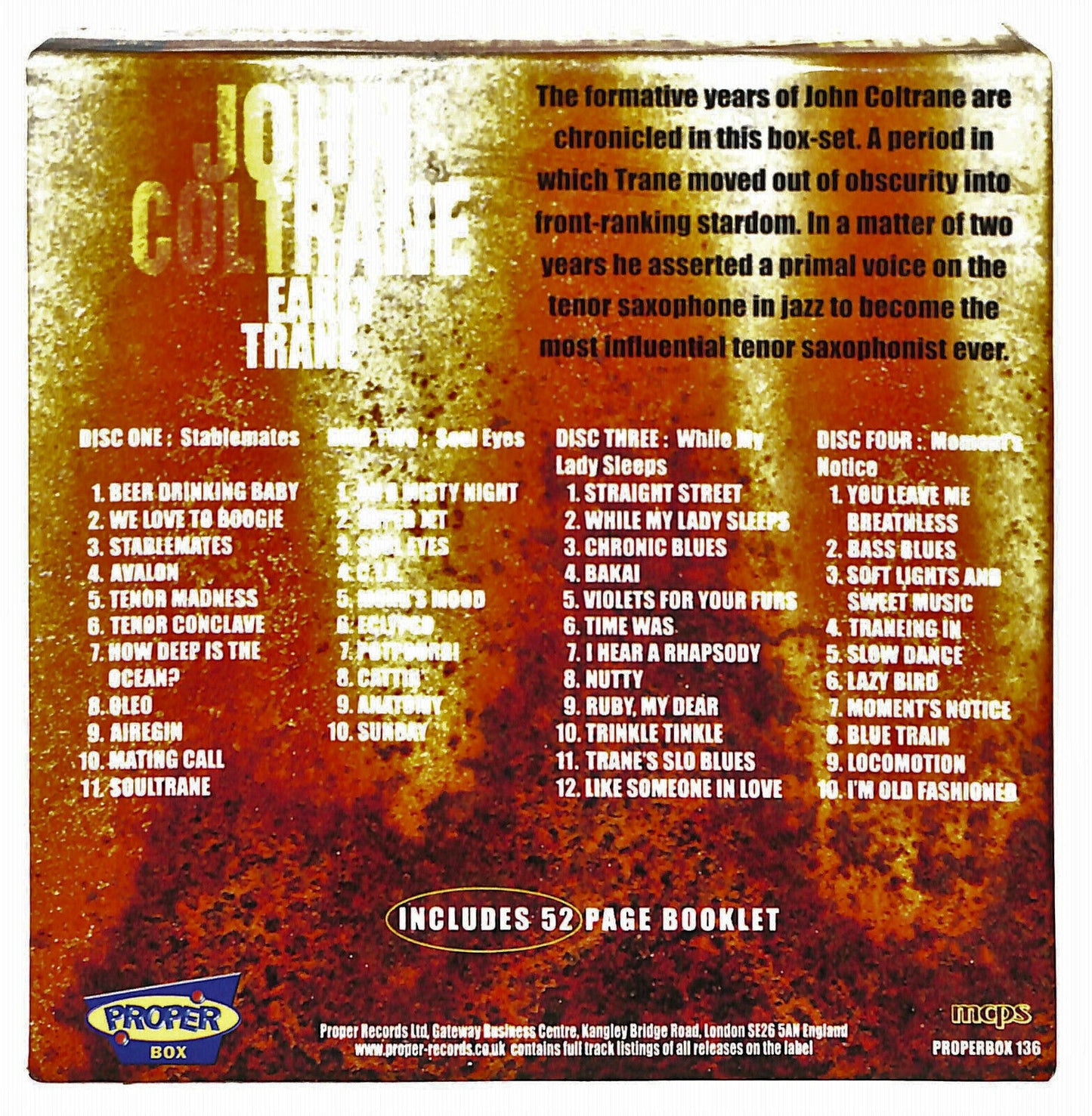 EBOND John Coltrane - Early Trane CD CD034619