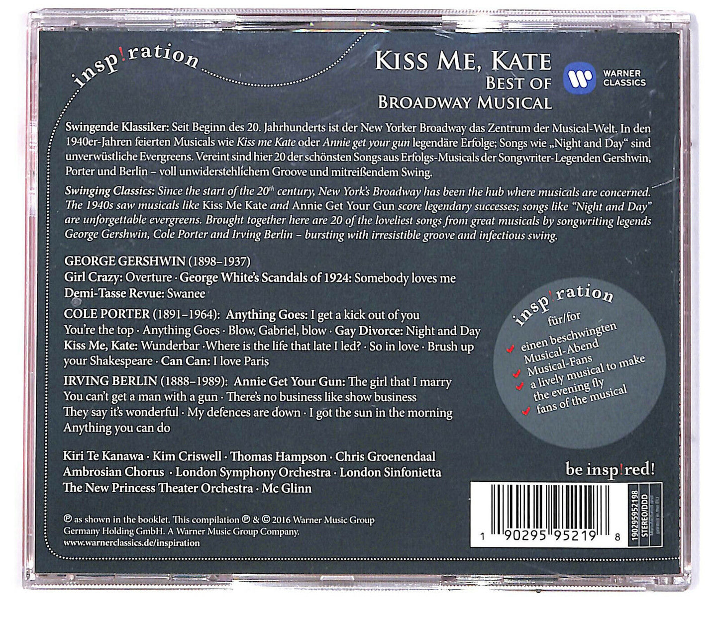 EBOND Kiss Me, Kate CD CD031624