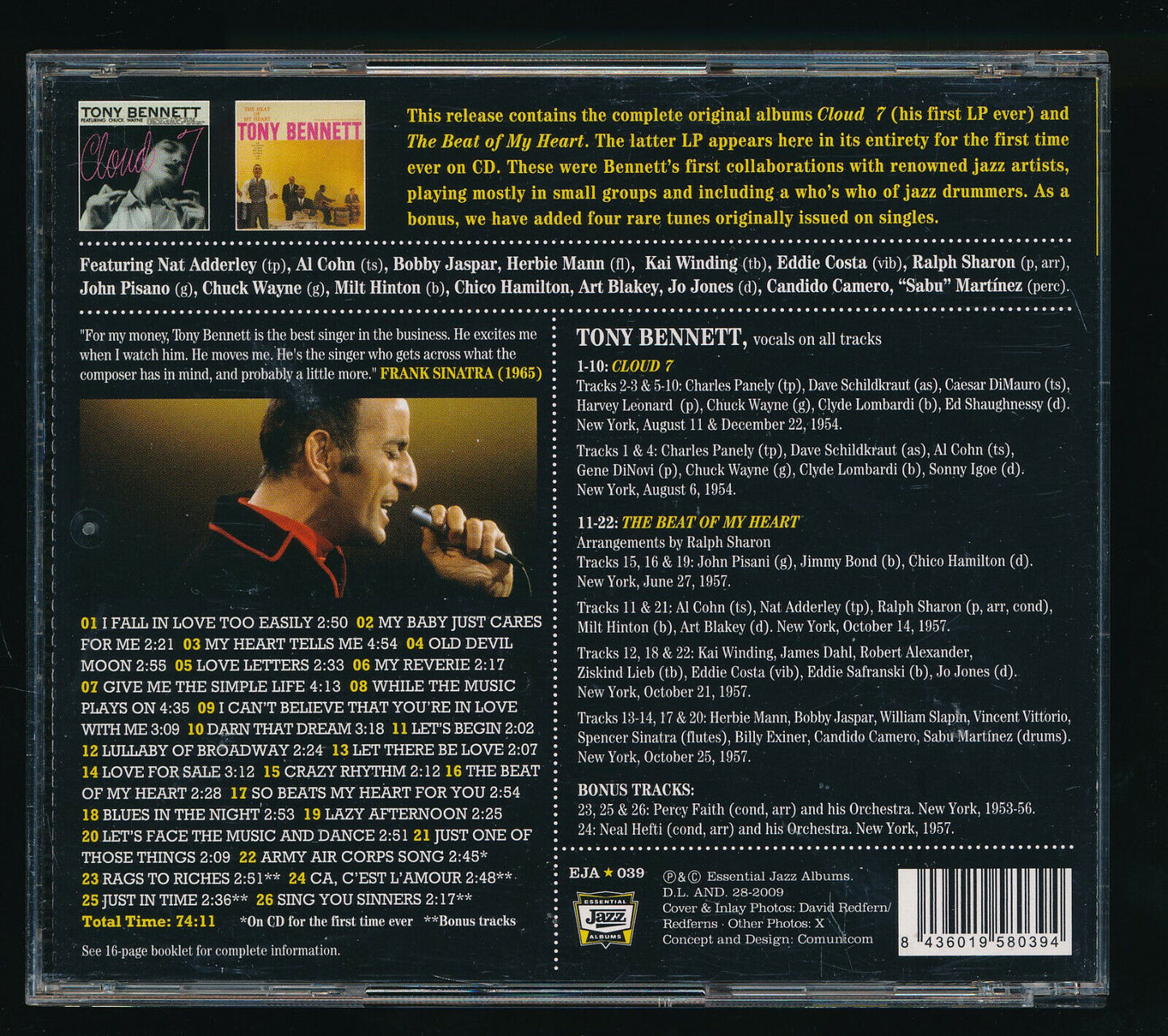 EBOND Tony Bennett - Classic Bennett: The Jazz Sides CD CD030825