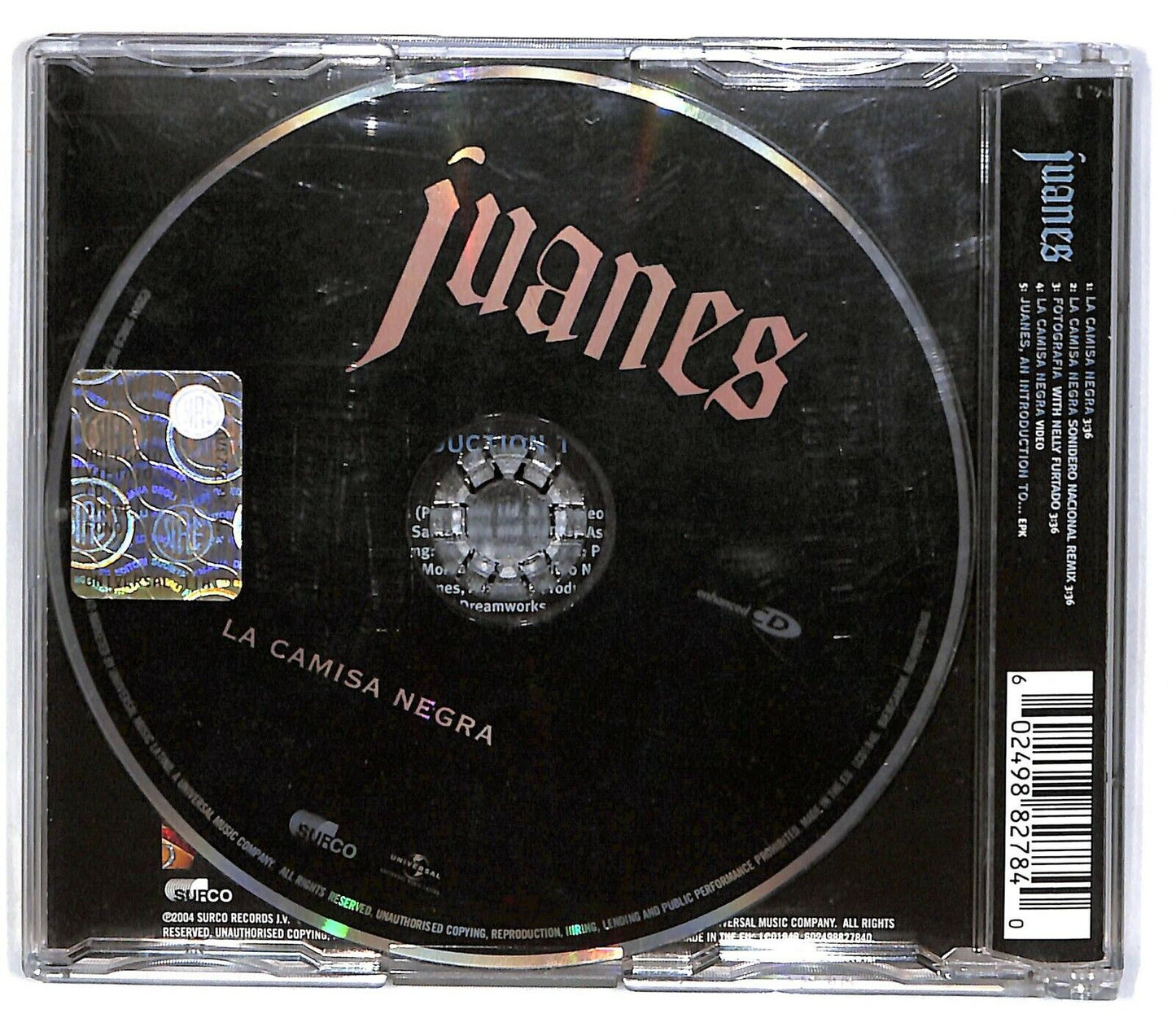 EBOND Juanes - La Camisa Negra CD CD031745