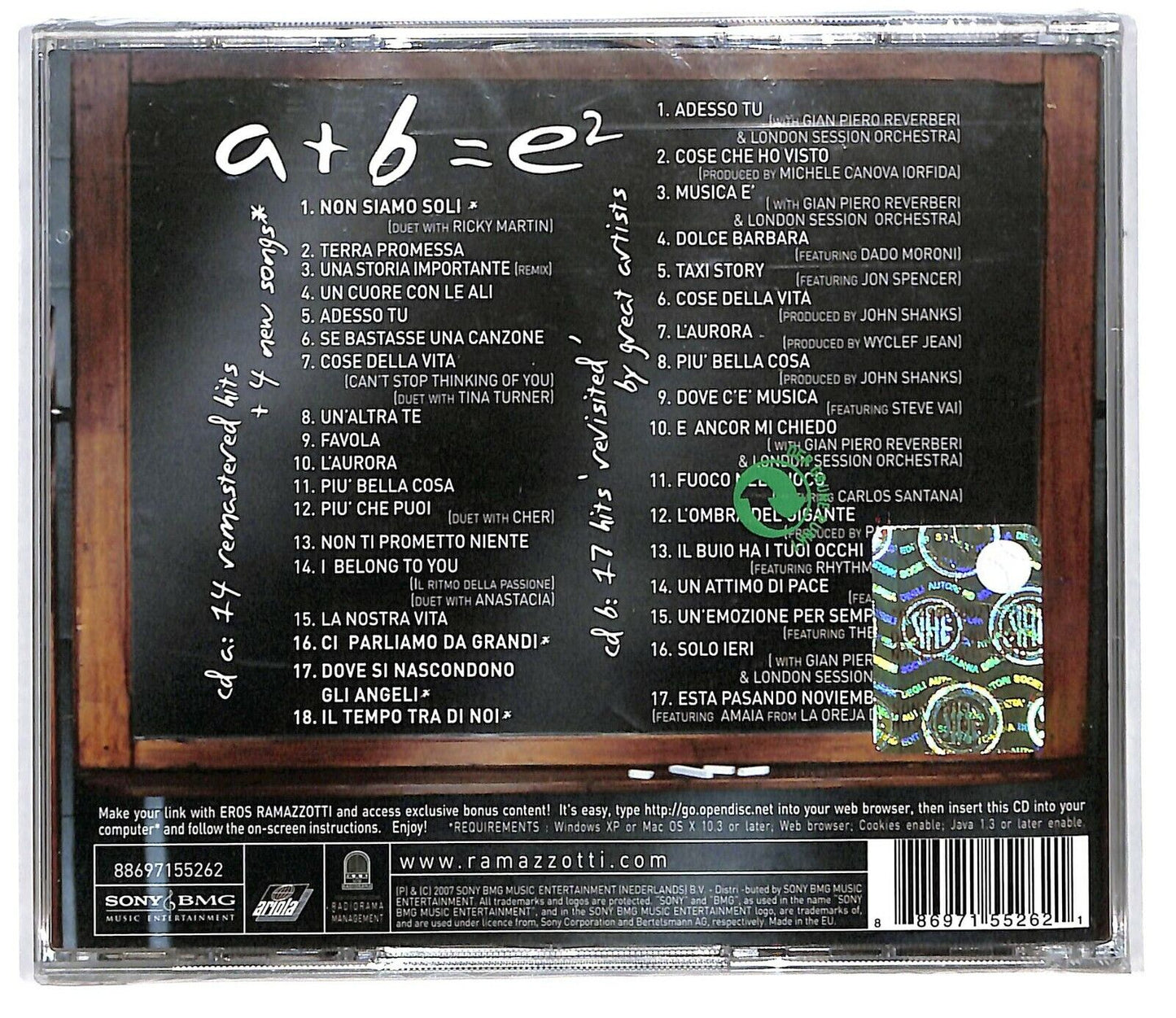 EBOND Eros Ramazzotti - E² CD CD033802