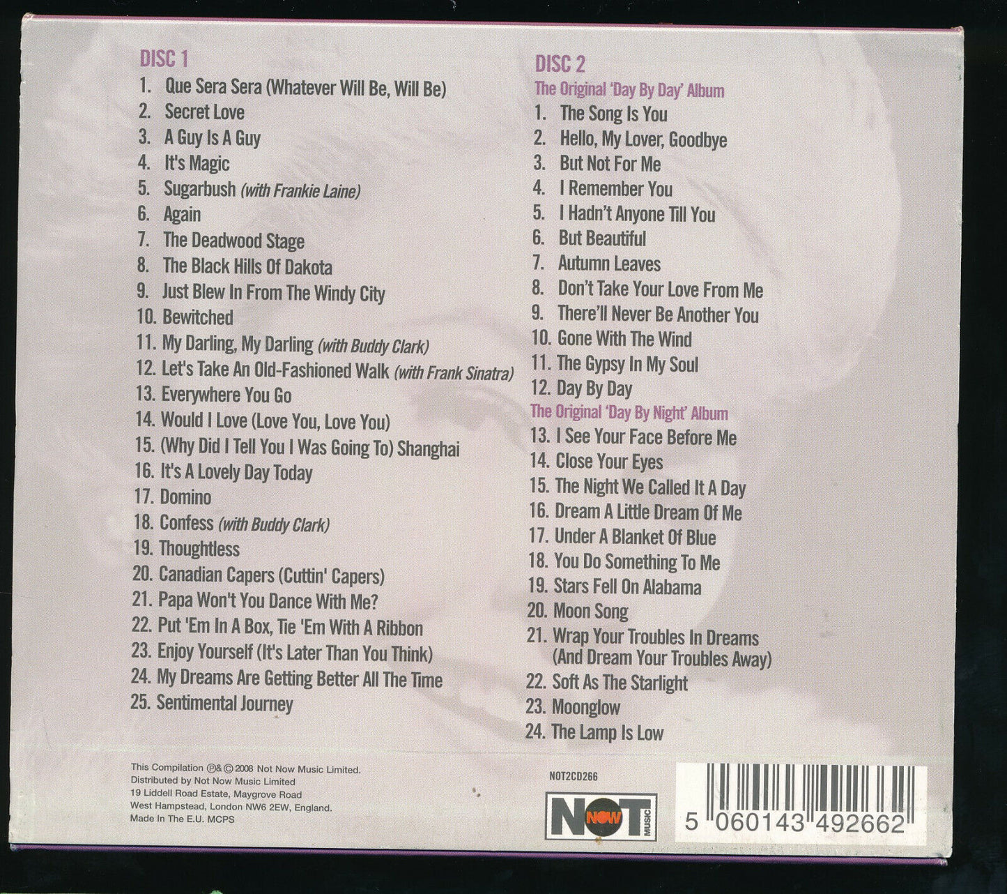 EBOND Doris Day - The Best Of Doris Day CD CD029928
