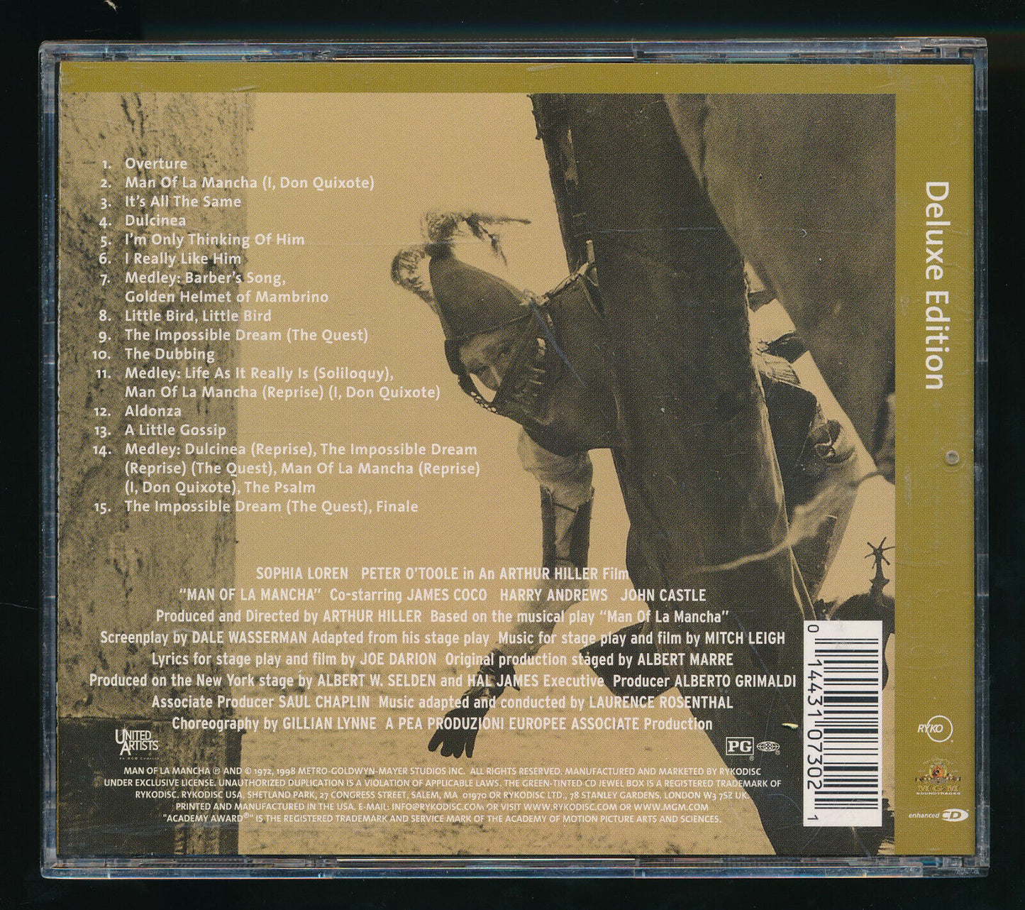 EBOND Peter O'toole Sophia Loren, James Coco - Man Of La Mancha CD CD029920