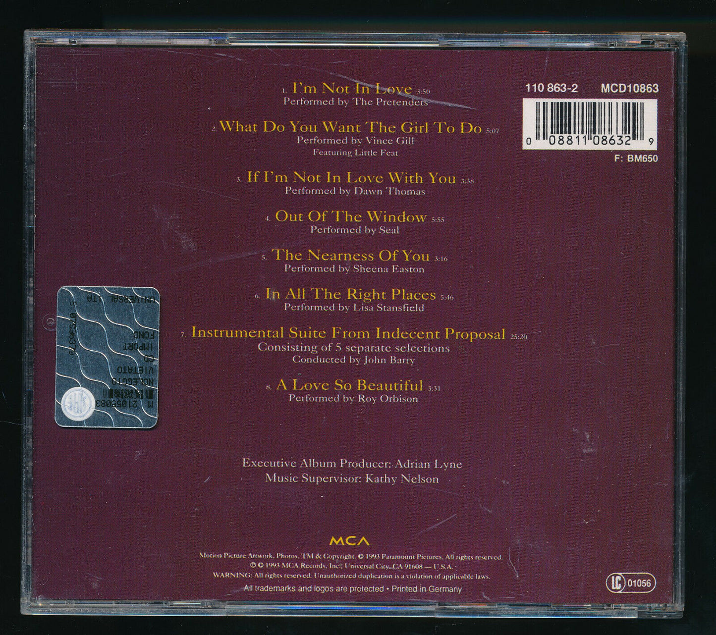 EBOND Various - Indecent Proposal CD CD030057