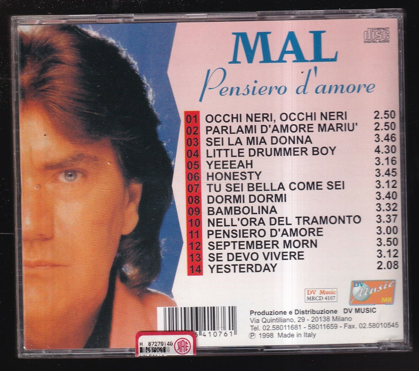 EBOND Mal - Pensiero D'amore CD CD029056