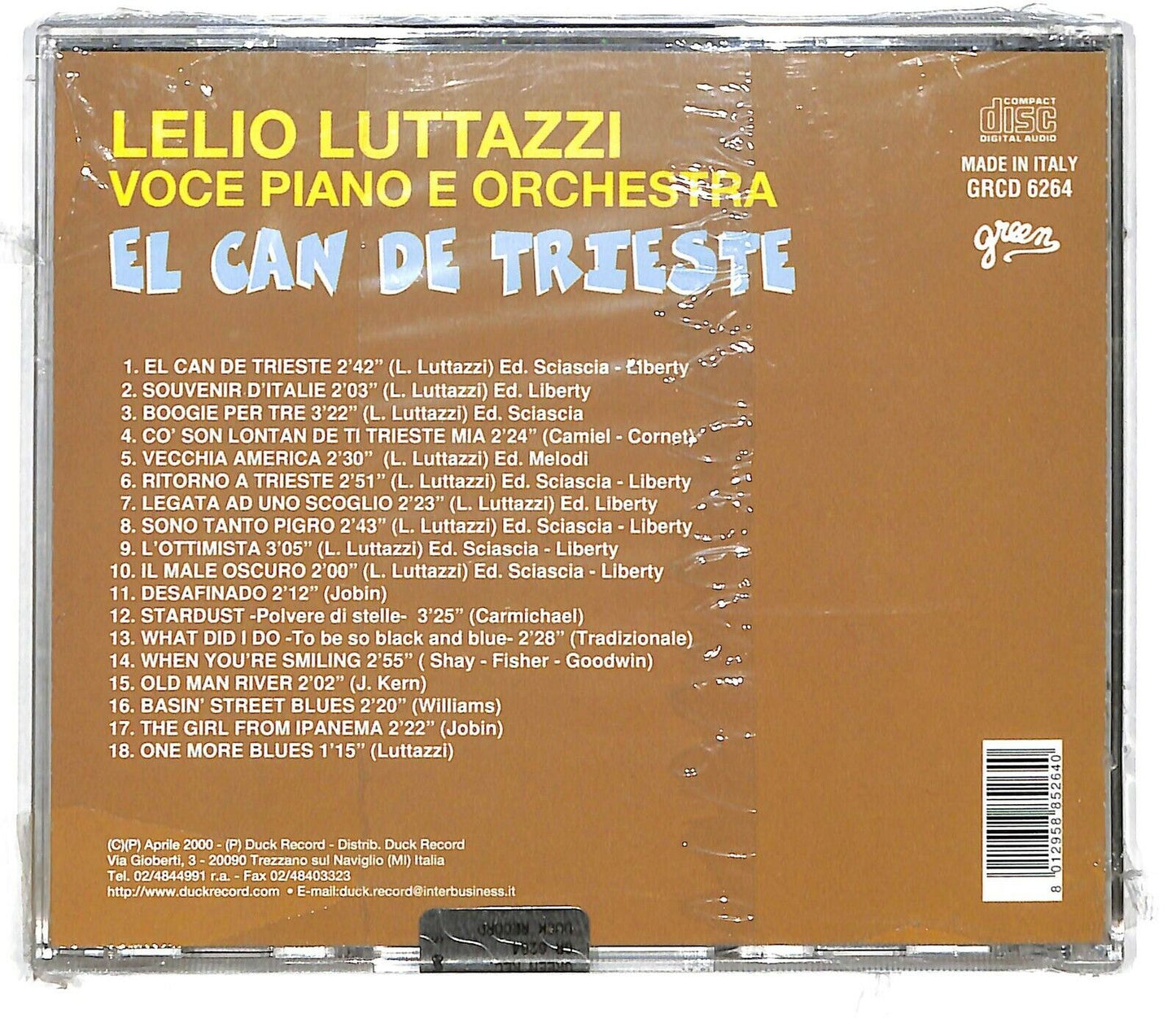 EBOND Lelio Luttazzi - El Can De Trieste CD CD033614