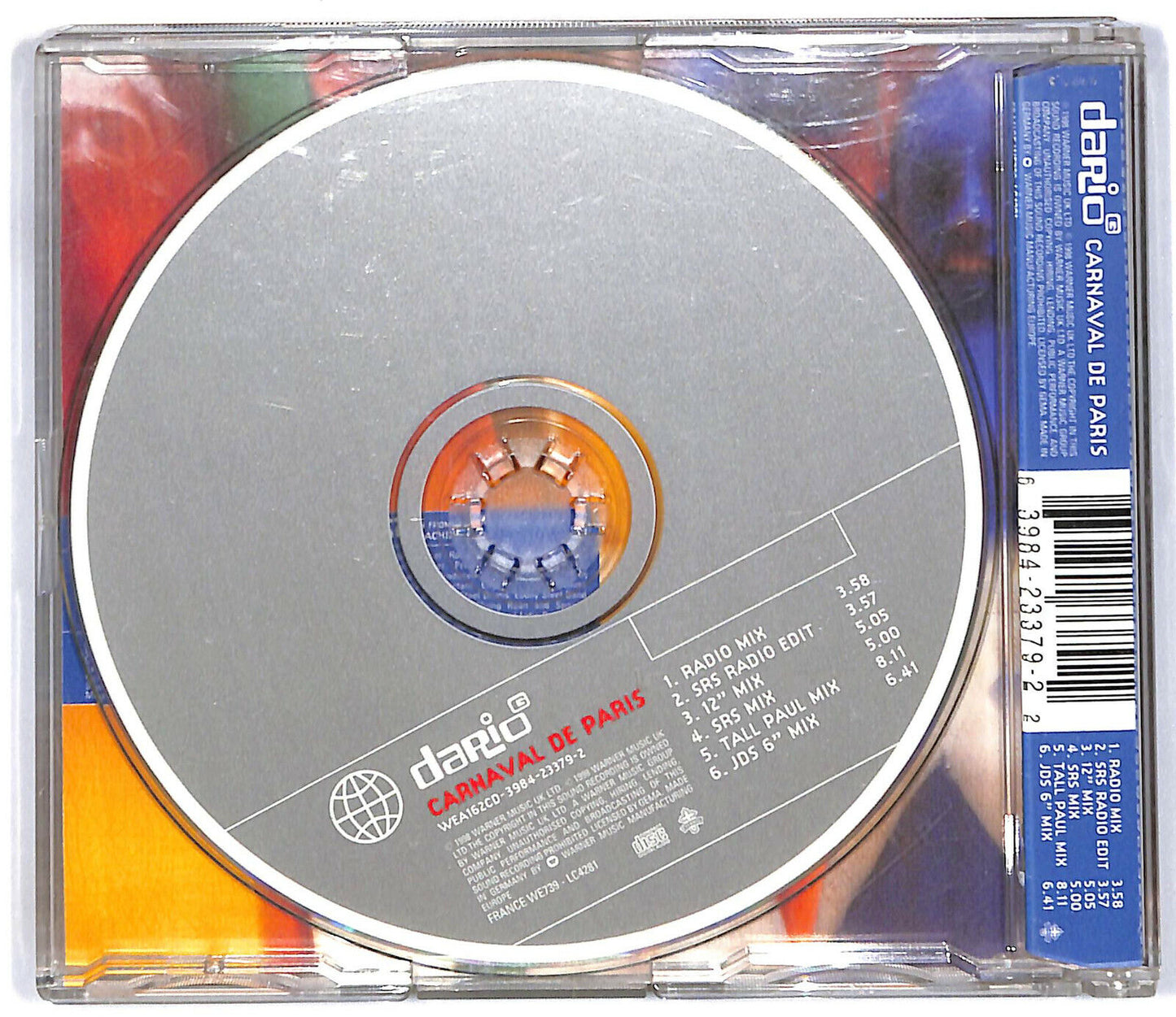 EBOND Dario G - Carnaval De Paris CD CD032757