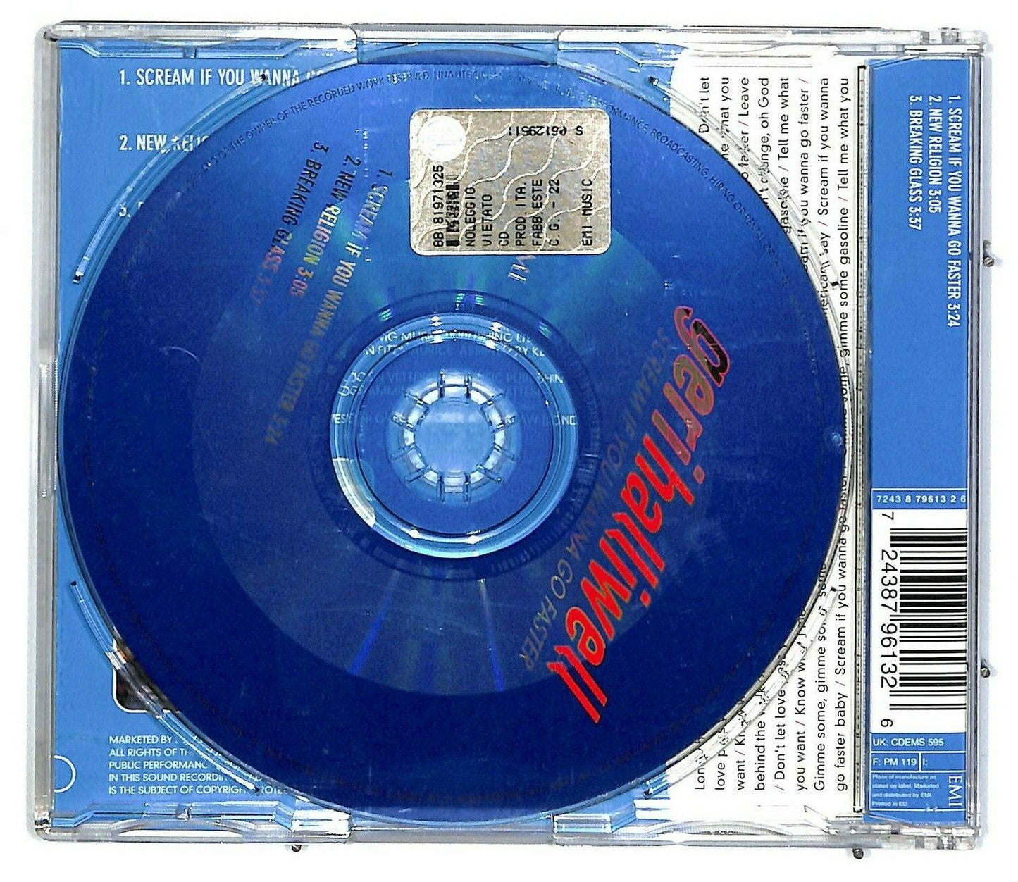 EBOND Geri Halliwell - Scream If You Wanna Go Faster CD CD032307
