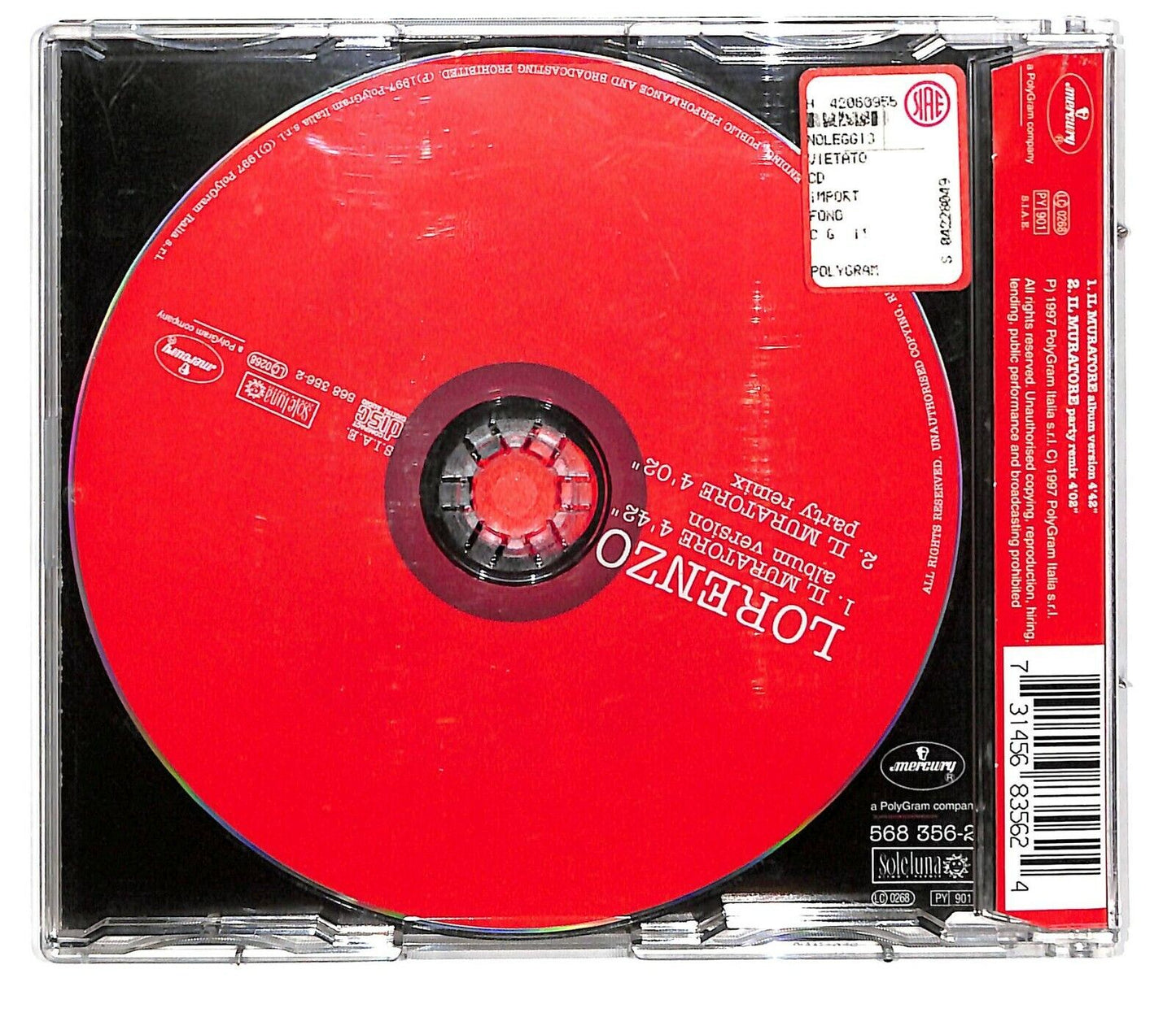 EBOND Jovanotti - Il Muratore CD CD034022