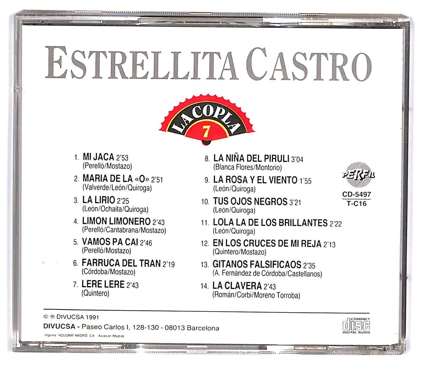 EBOND Estrellita Castro - Estrellita Castro CD CD032628