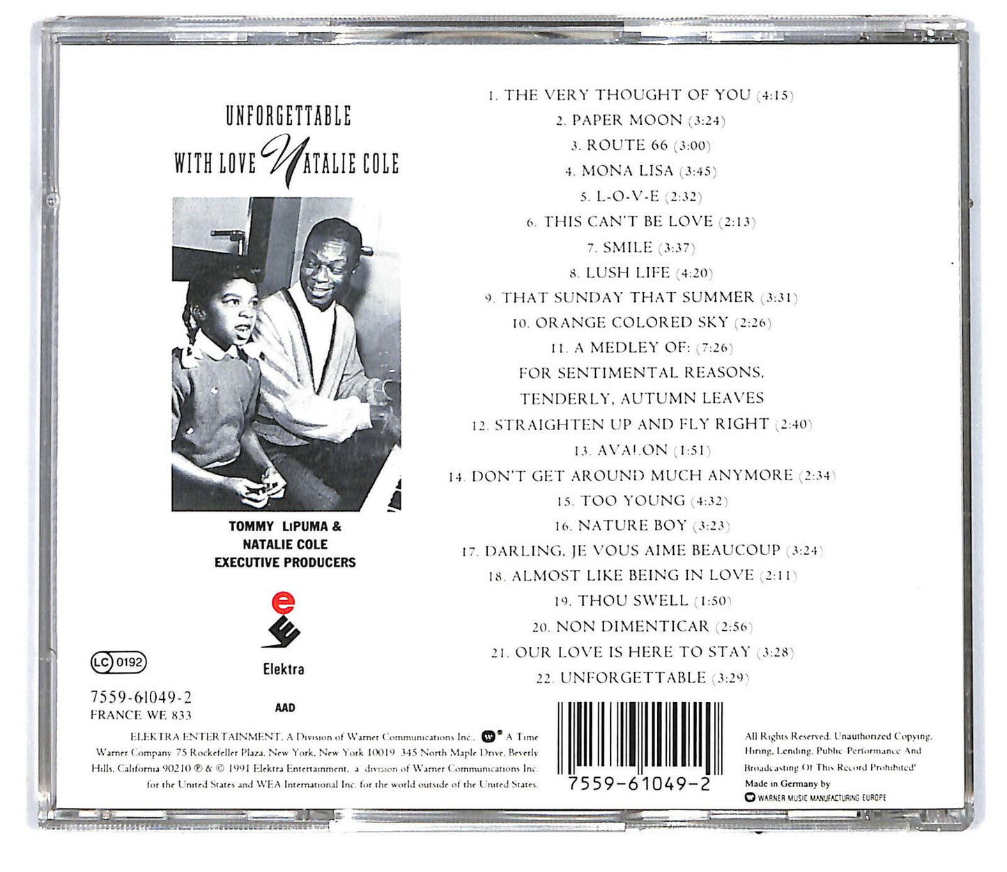 EBOND Natalie Cole - Unforgettable With Love CD CD032537