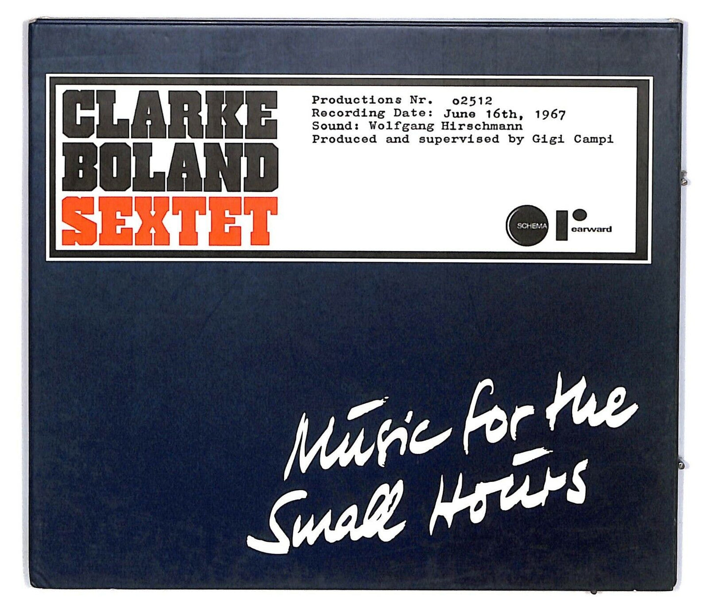 EBOND The Kenny Clarke Music, Francy Boland Sextet -for The Small Hours CD CD031707