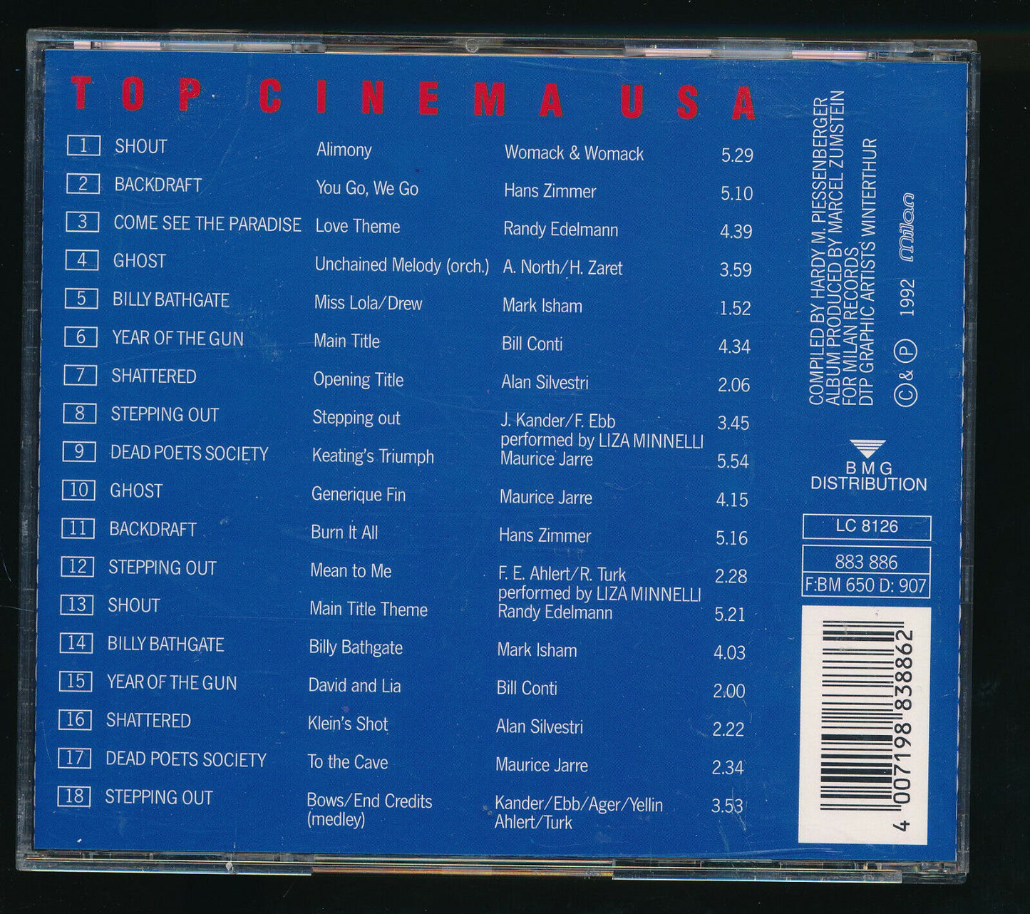 EBOND Various - Top Cinema Usa CD CD030244