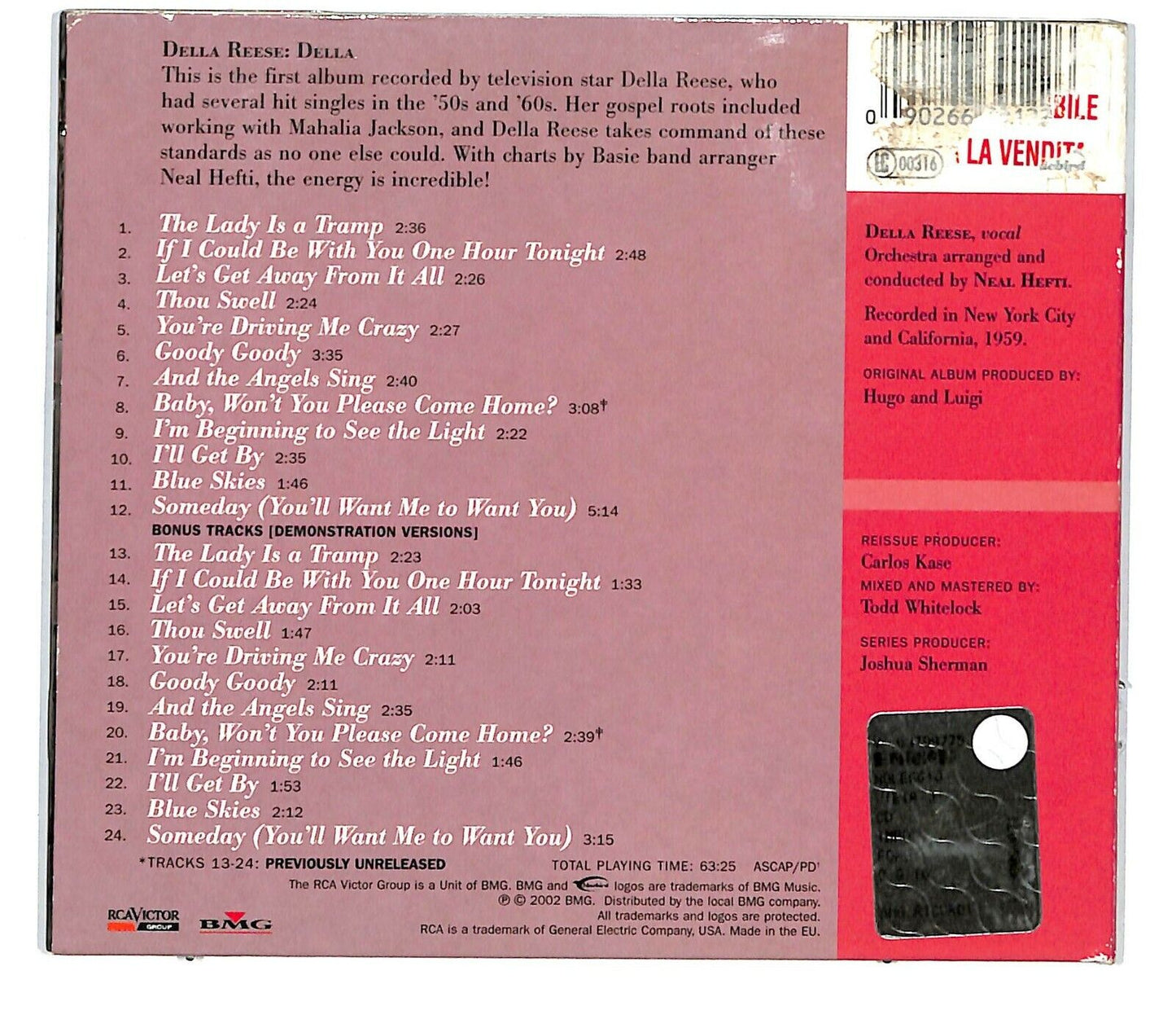 EBOND Della Reese - Della CD CD033329
