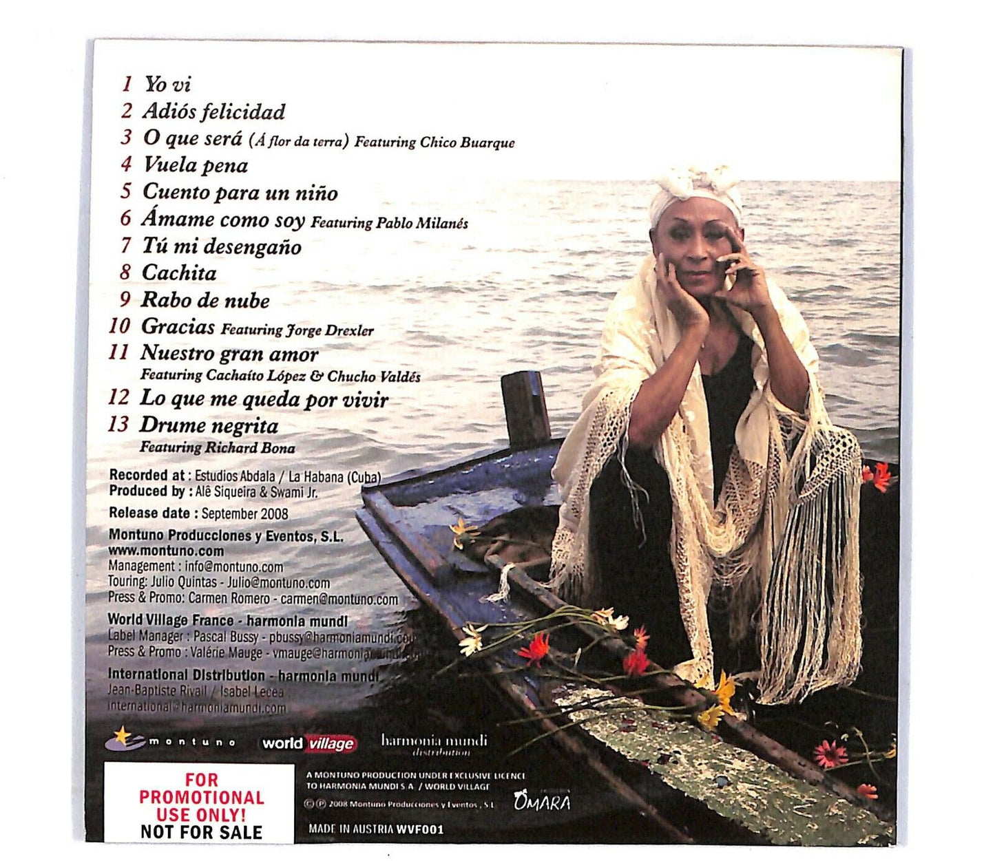 EBOND Omara Portuondo - GraciasPromo CD CD031712