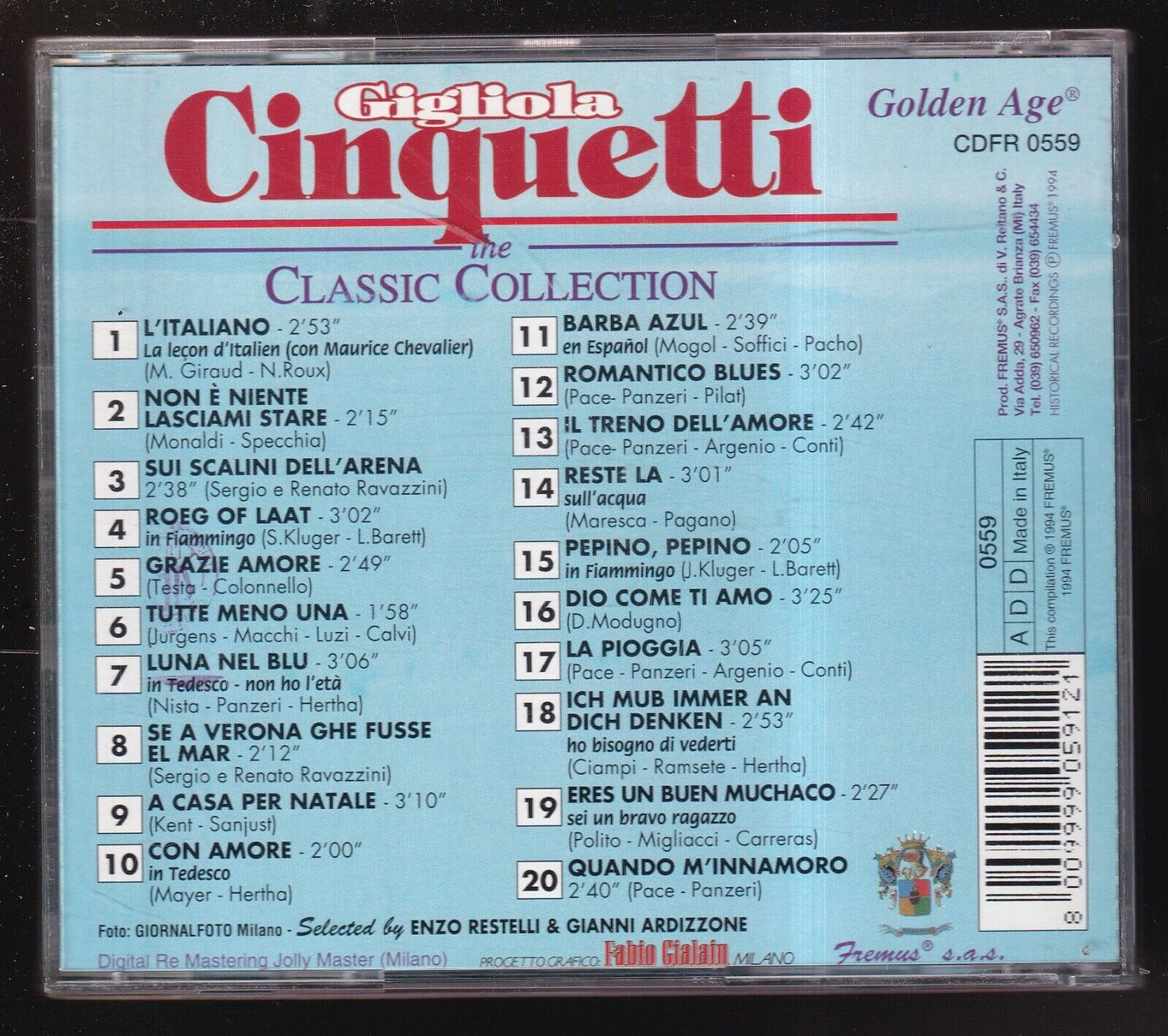 EBOND Gigliola Cinquetti - The Classic Collection (luna Nel Blu... ) CD CD029017