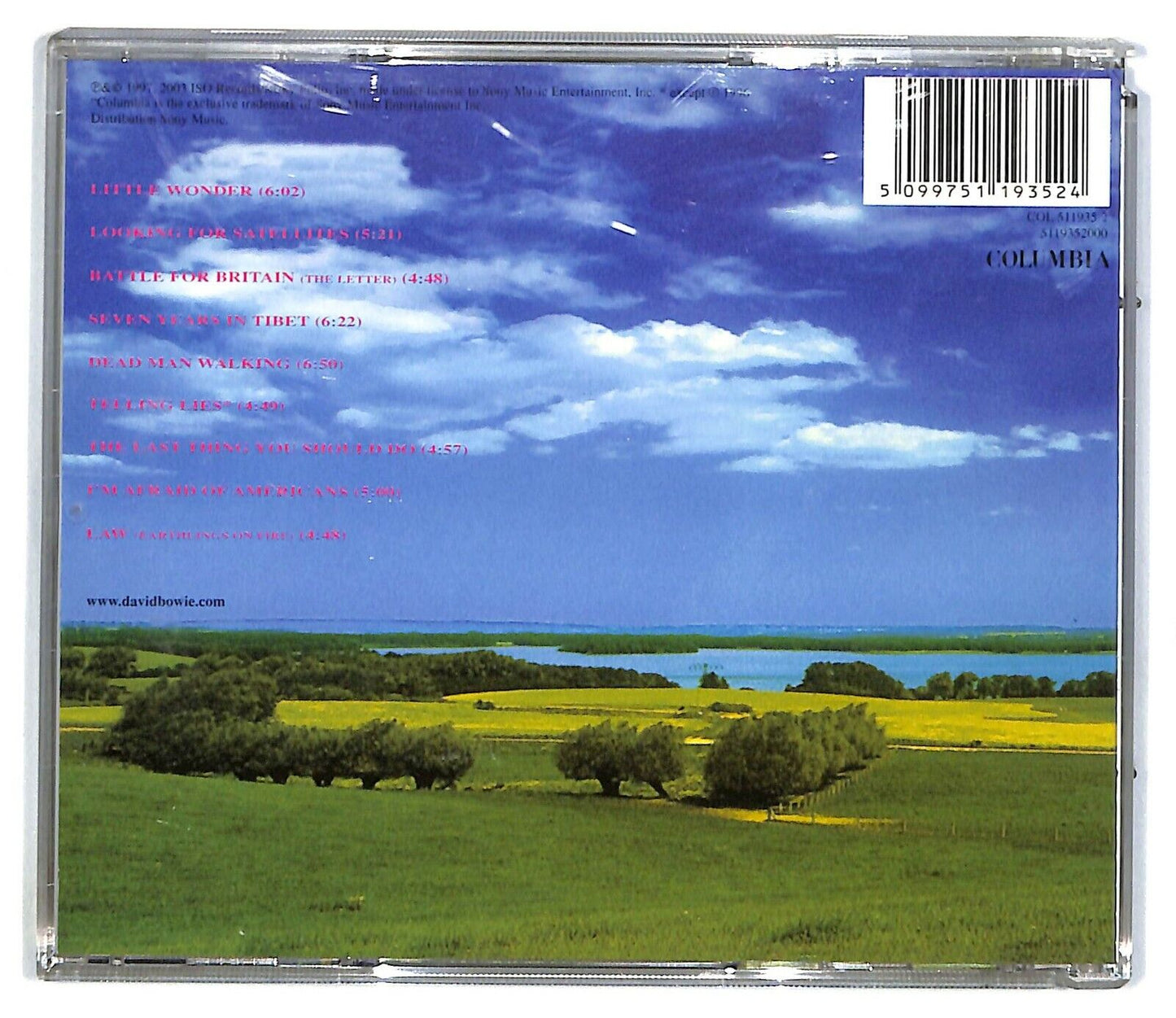 EBOND David Bowie - Earthling CD CD032310