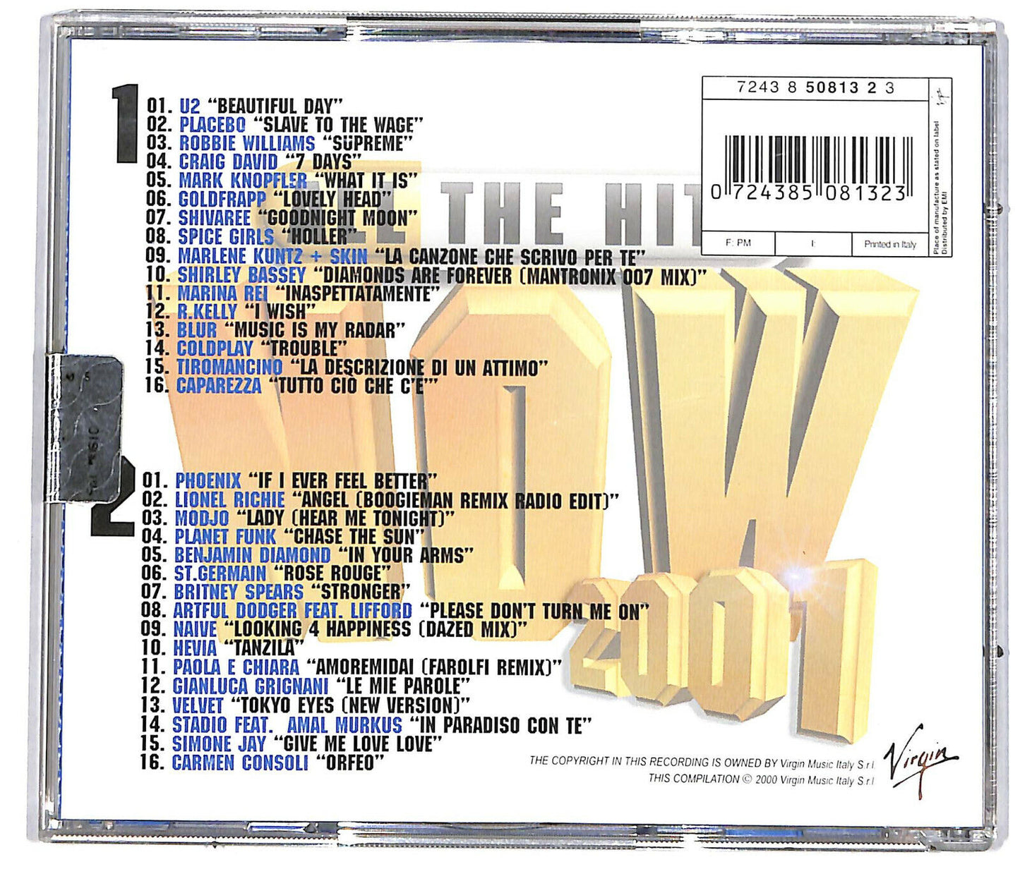 EBOND Various - All The Hits Now 2001 CD CD034334