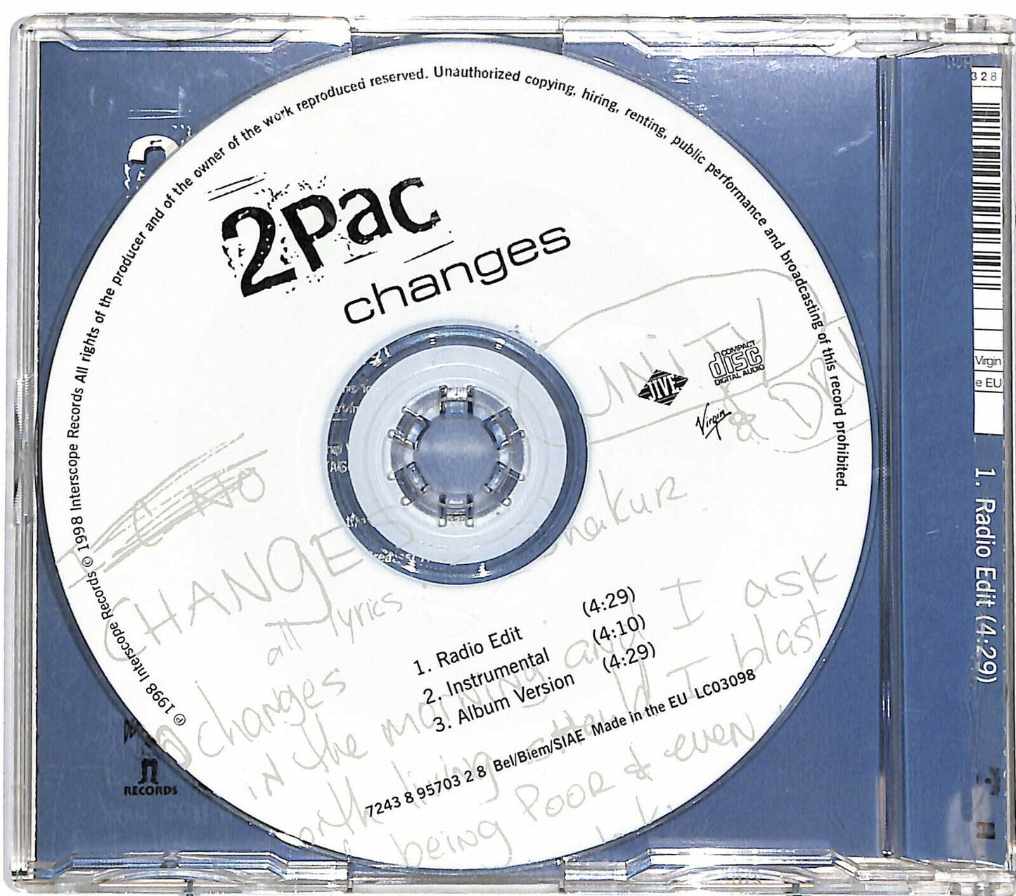 EBOND 2pac - Changes CD CD034358