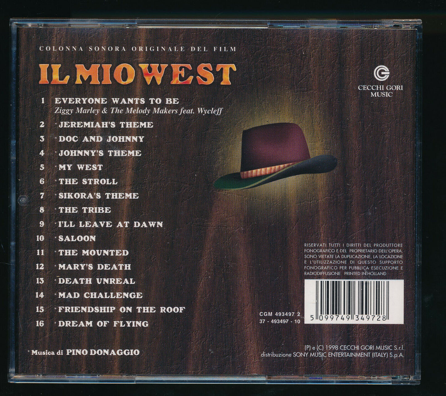 EBOND Pino Donaggio - Il Mio West CD CD030105