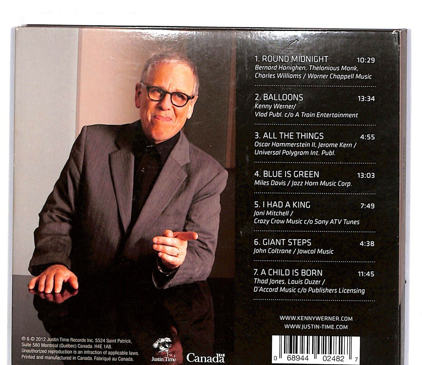EBOND Kenny Werner - Me, Myself & IDigipack CD CD031514
