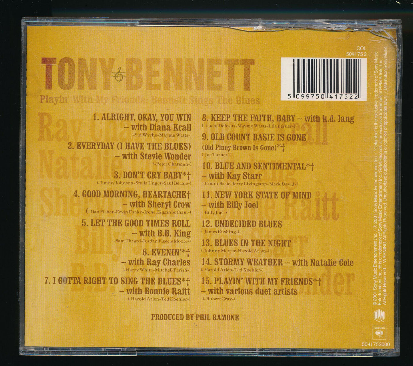EBOND Tony Bennett - Playin' With My Friends: Bennett SingsCD29103 CD029103