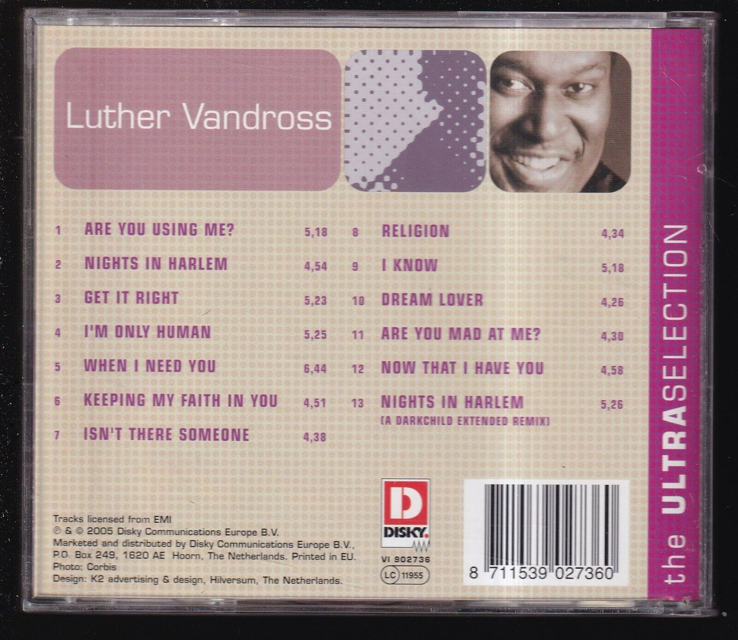 EBOND Luther Vandross - The Ultra Selection CD CD030912