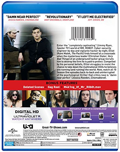 EBOND Mr Robot: - Season 1 (BLURAY + Digital HD)