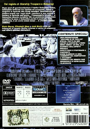EBOND L'uomo senza ombra SJB DVD D035008