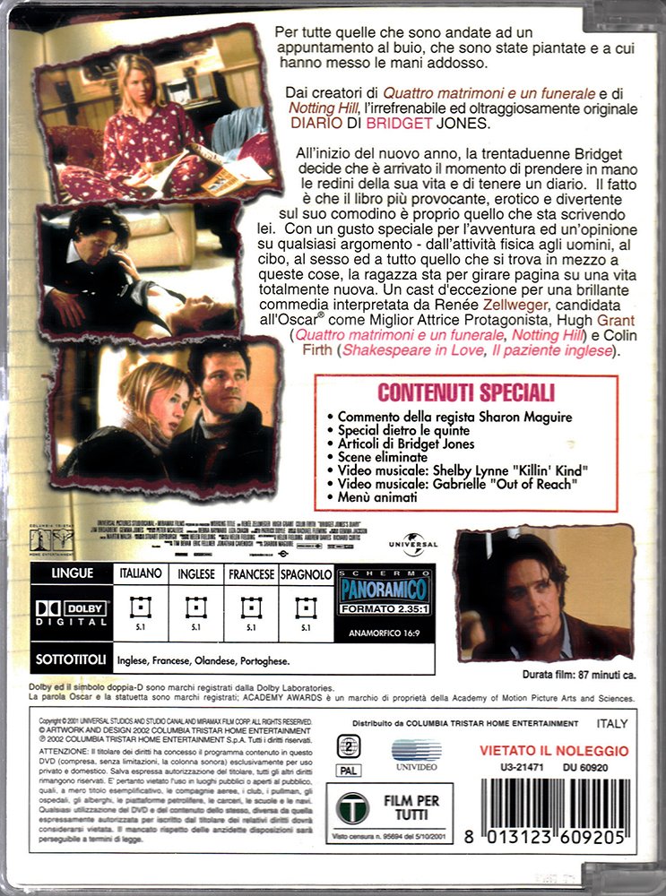 EBOND Il Diario Di Bridget Jones (Jewel Box) DVD D035130