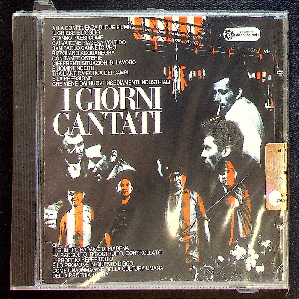 EBOND Gruppo Padano Di Piadena - I Giorni Cantati (SIGILLATO) - I Dischi Del Sole - DS 164/66 CL - Italy CD CD004090