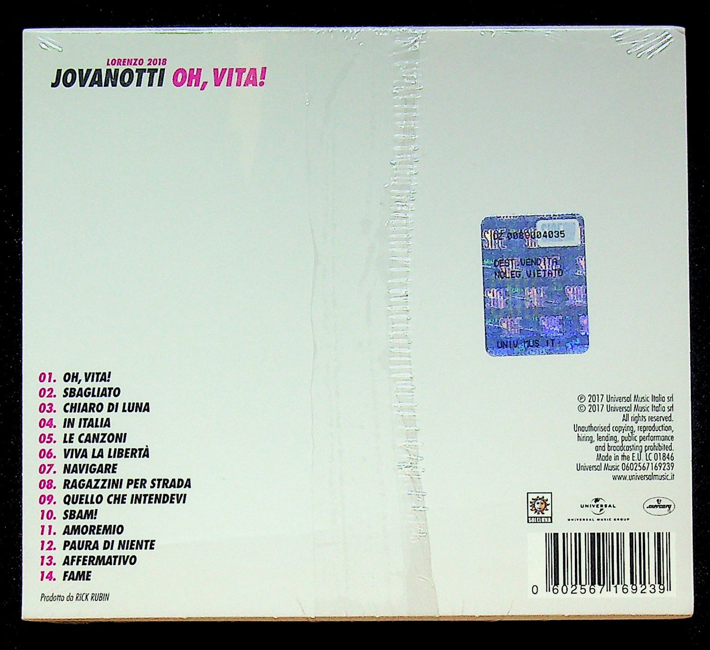 EBOND Jovanotti - Oh, Vita! CD CD006115