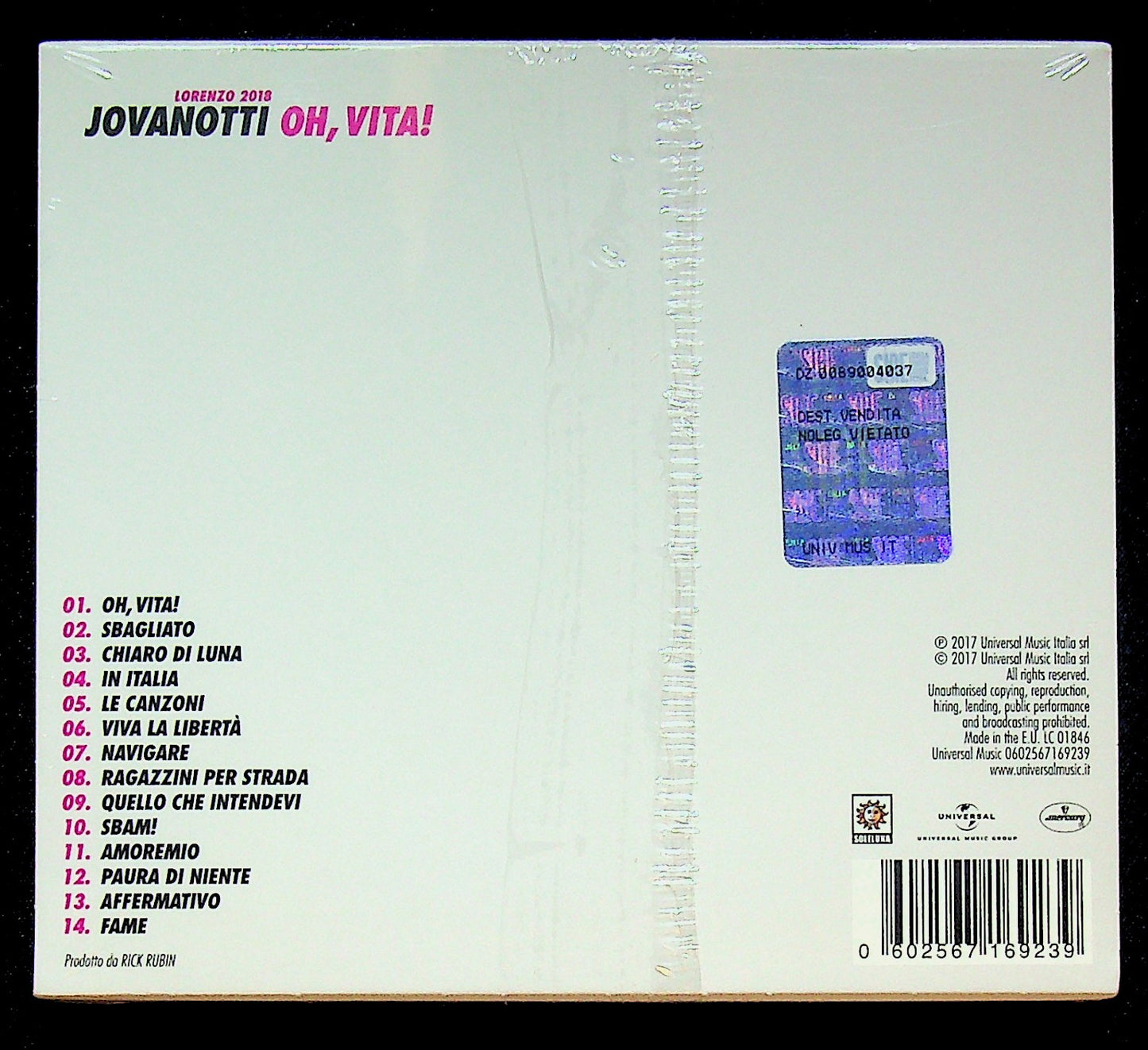 EBOND Jovanotti - Oh, Vita! CD CD006116