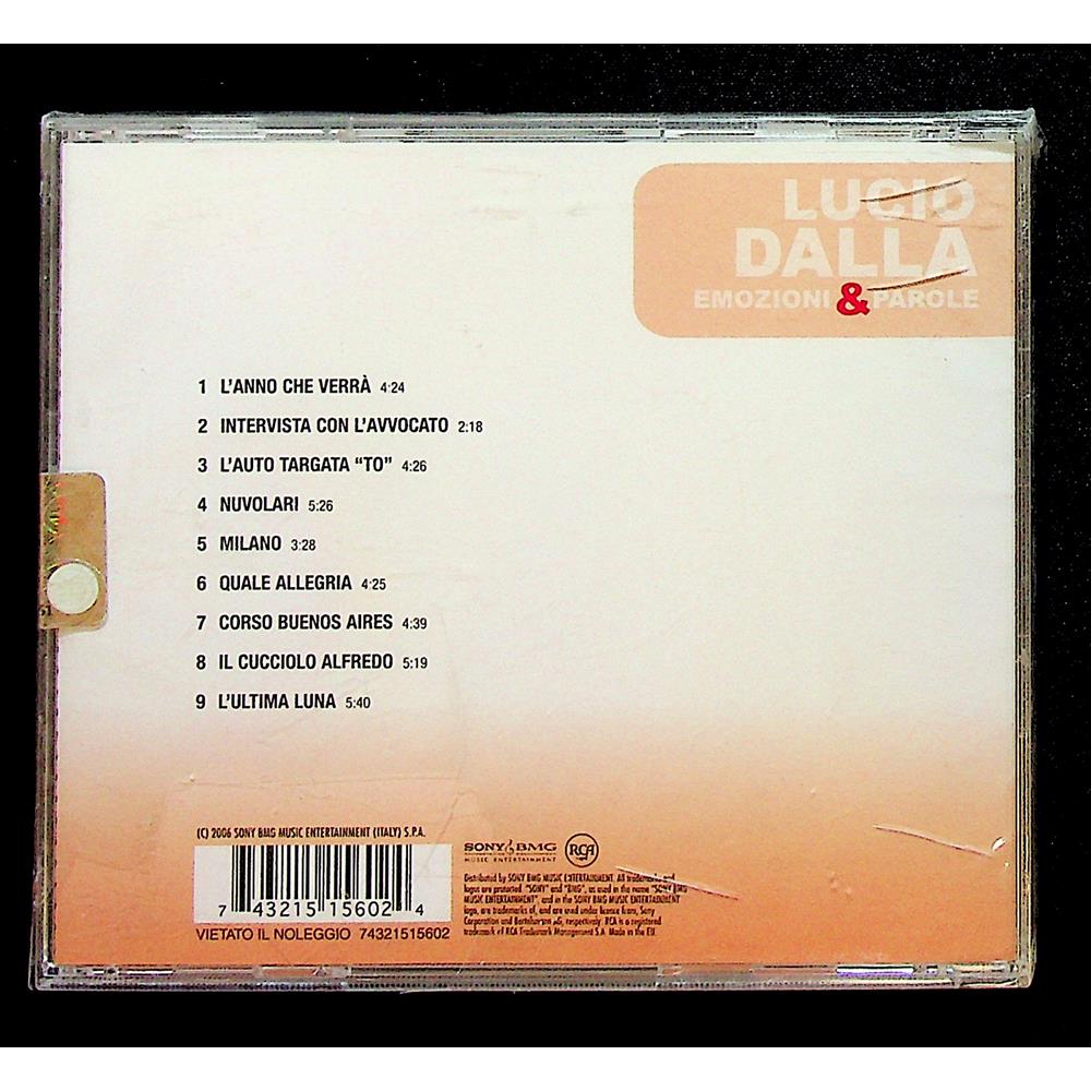 EBOND Lucio Dalla - Emozioni & Parole CD CD007093