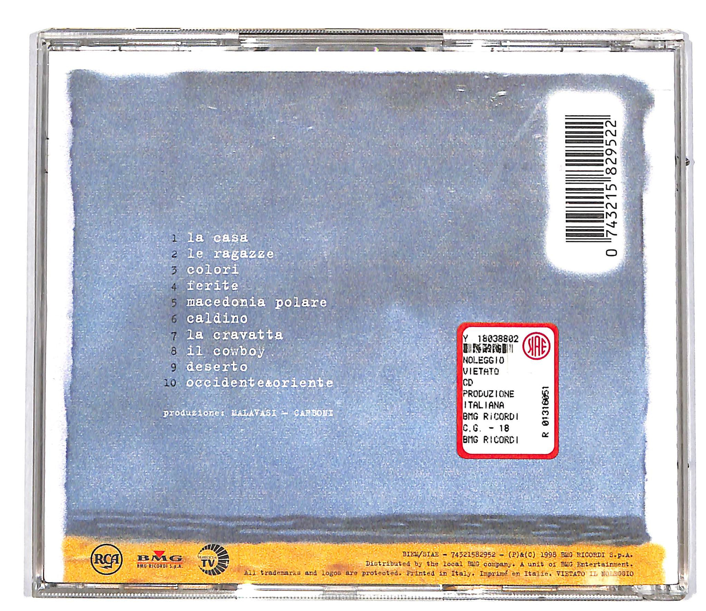 EBOND Carboni - Carovana CD CD035937