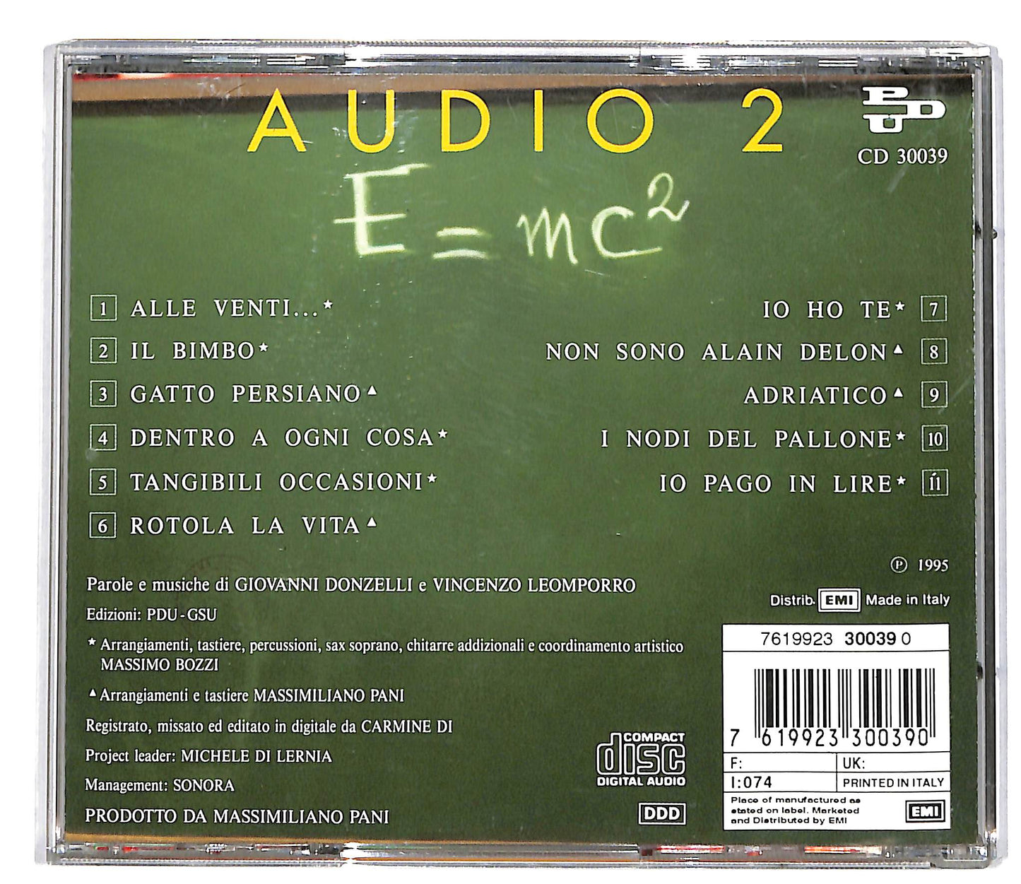 EBOND Audio 2 - E=mc2 CD CD035951