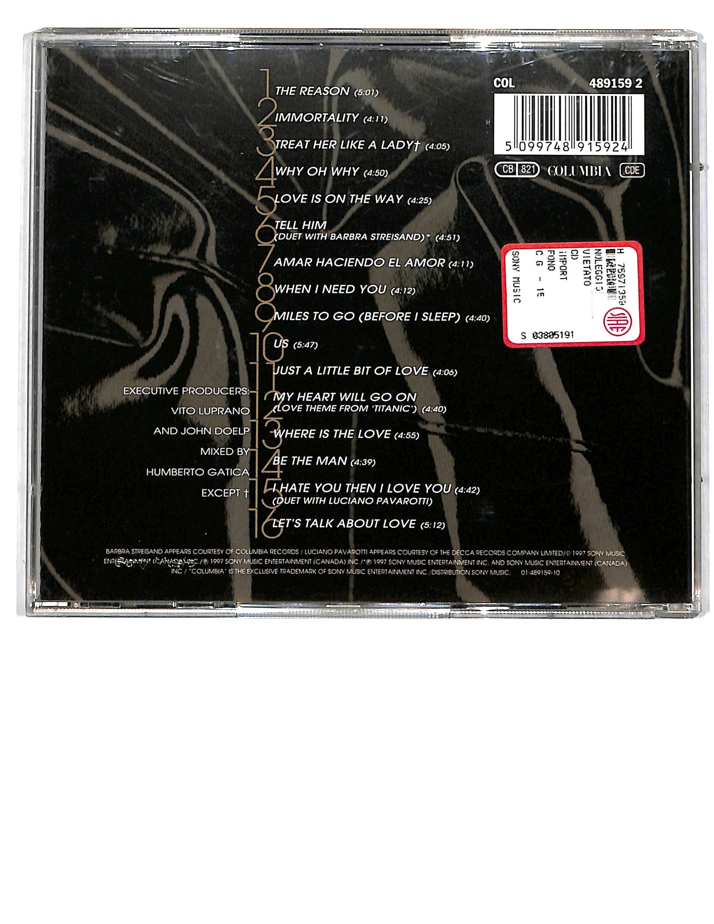 EBOND Celine Dion - Let's Talk About Love CD CD036018