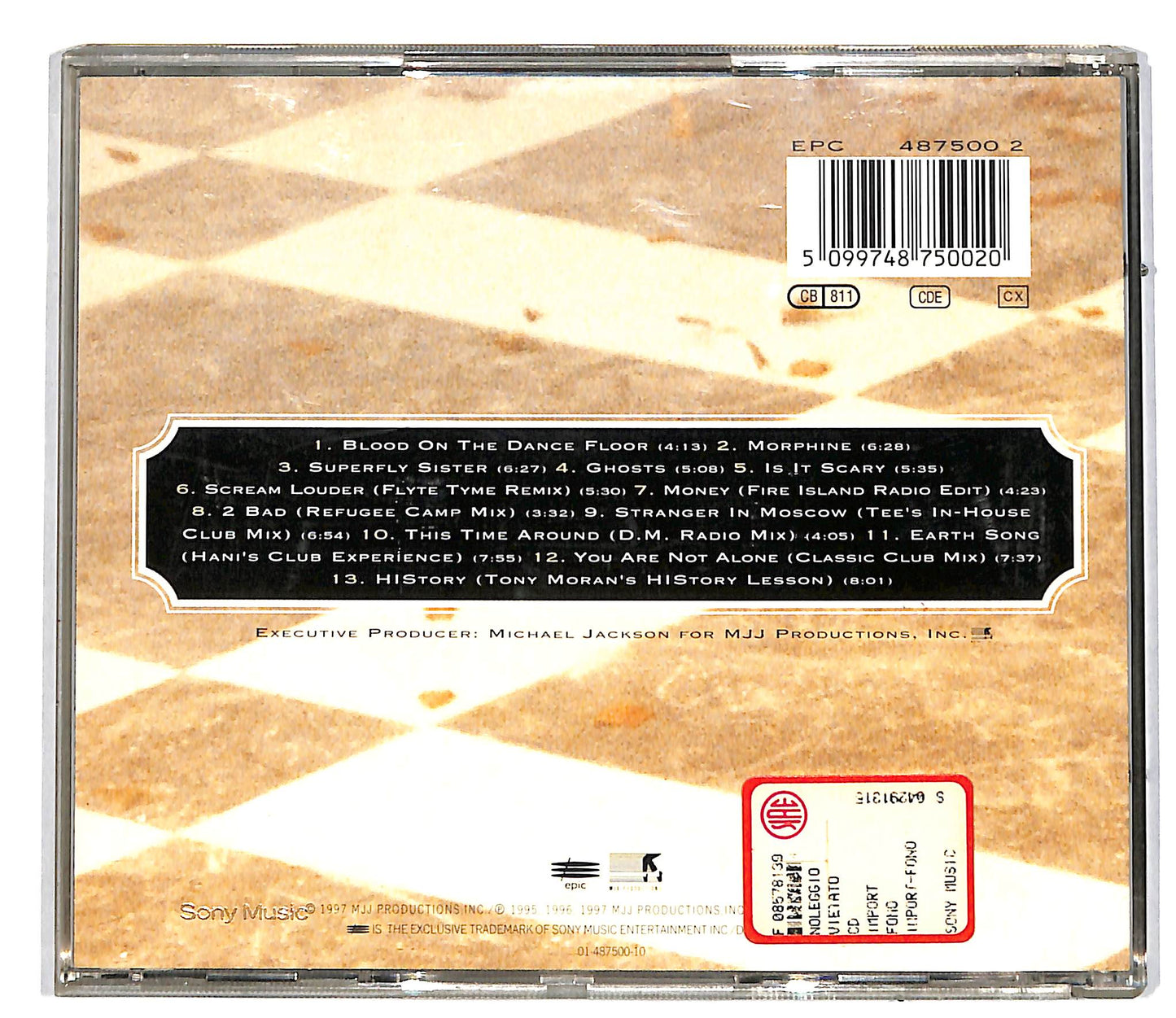 EBOND Michael Jackson - Blood On The Dance Floor CD CD036035